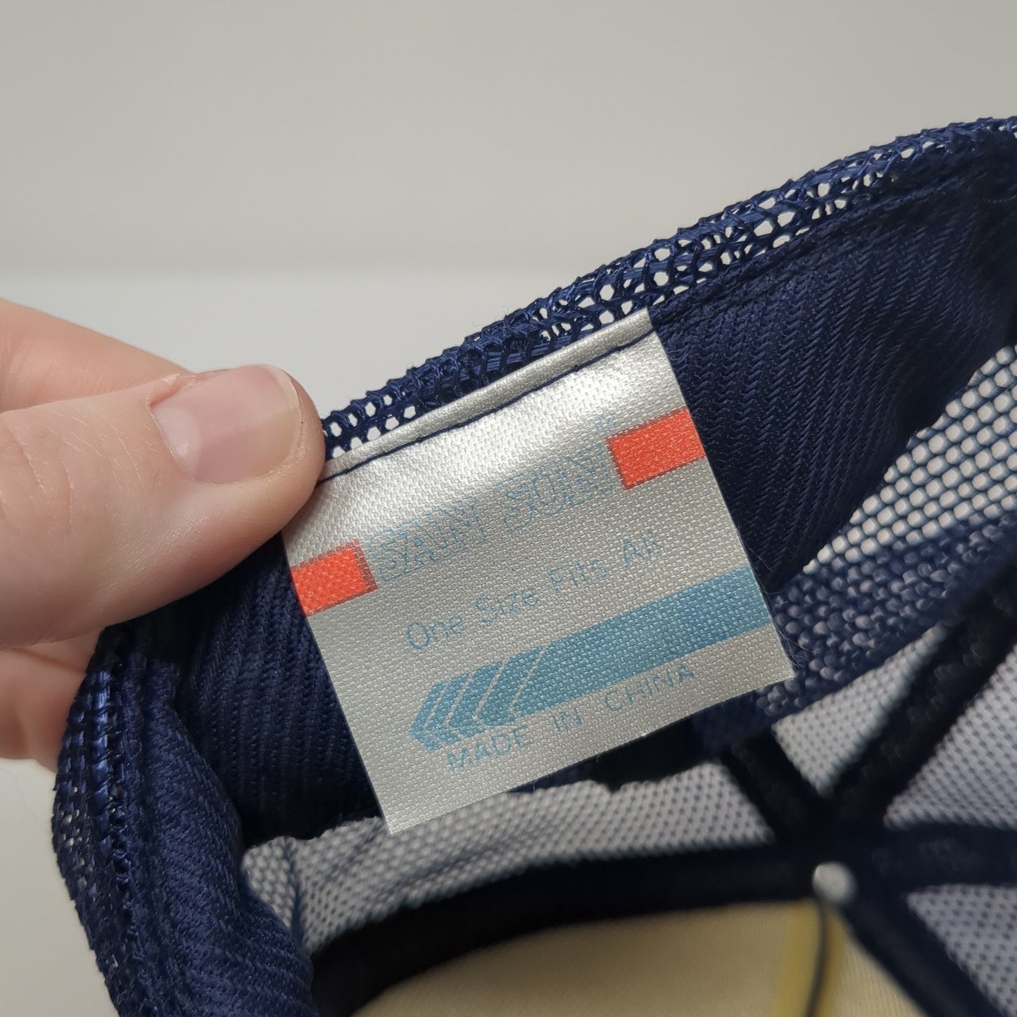 Mike's Noon 561-848-8323 Trucker Hat Blue One Size Adjustable Mesh Back San Sun