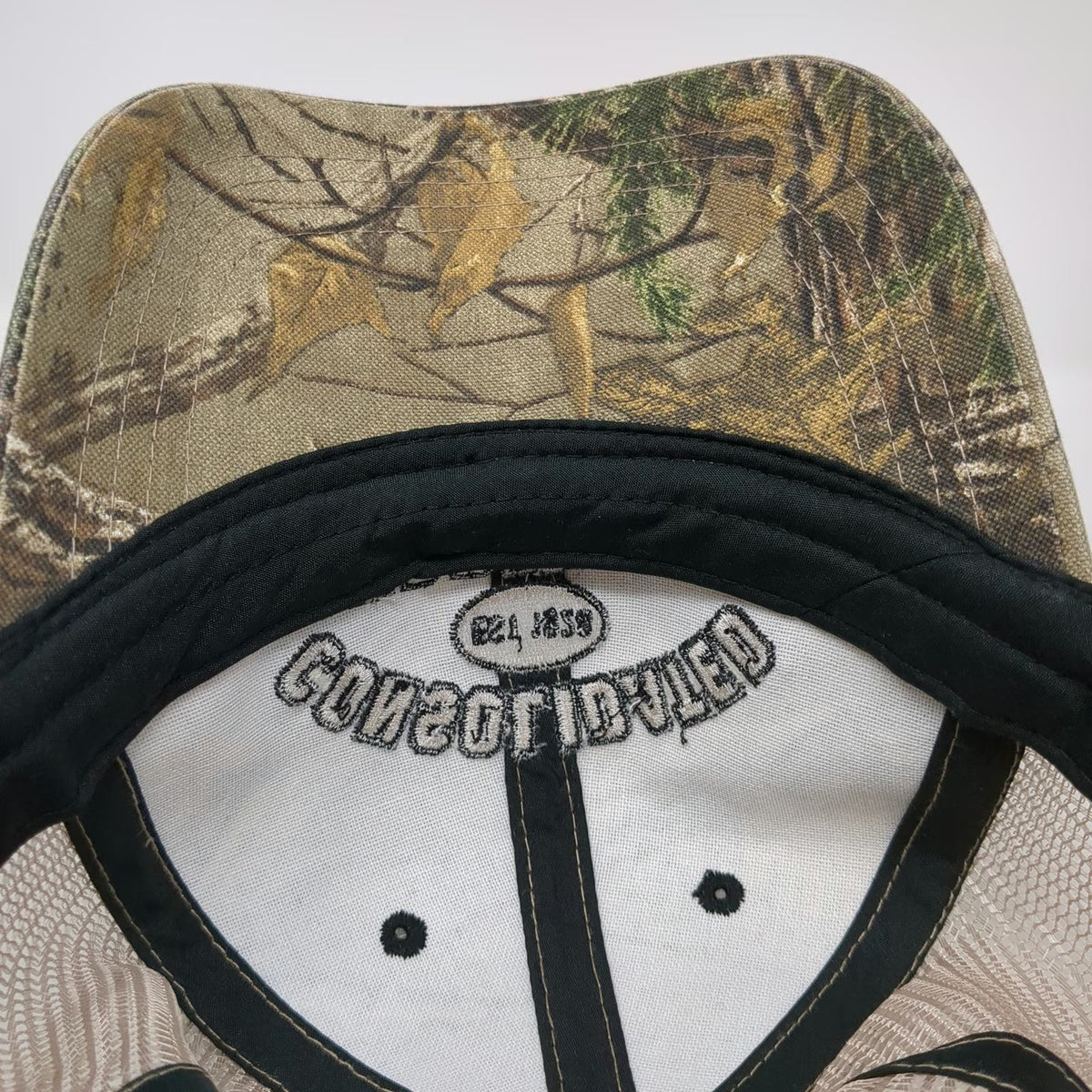 Consolidated Supply Co Baseball Cap Green One Size Camo Mesh Northwest Trade Hat
