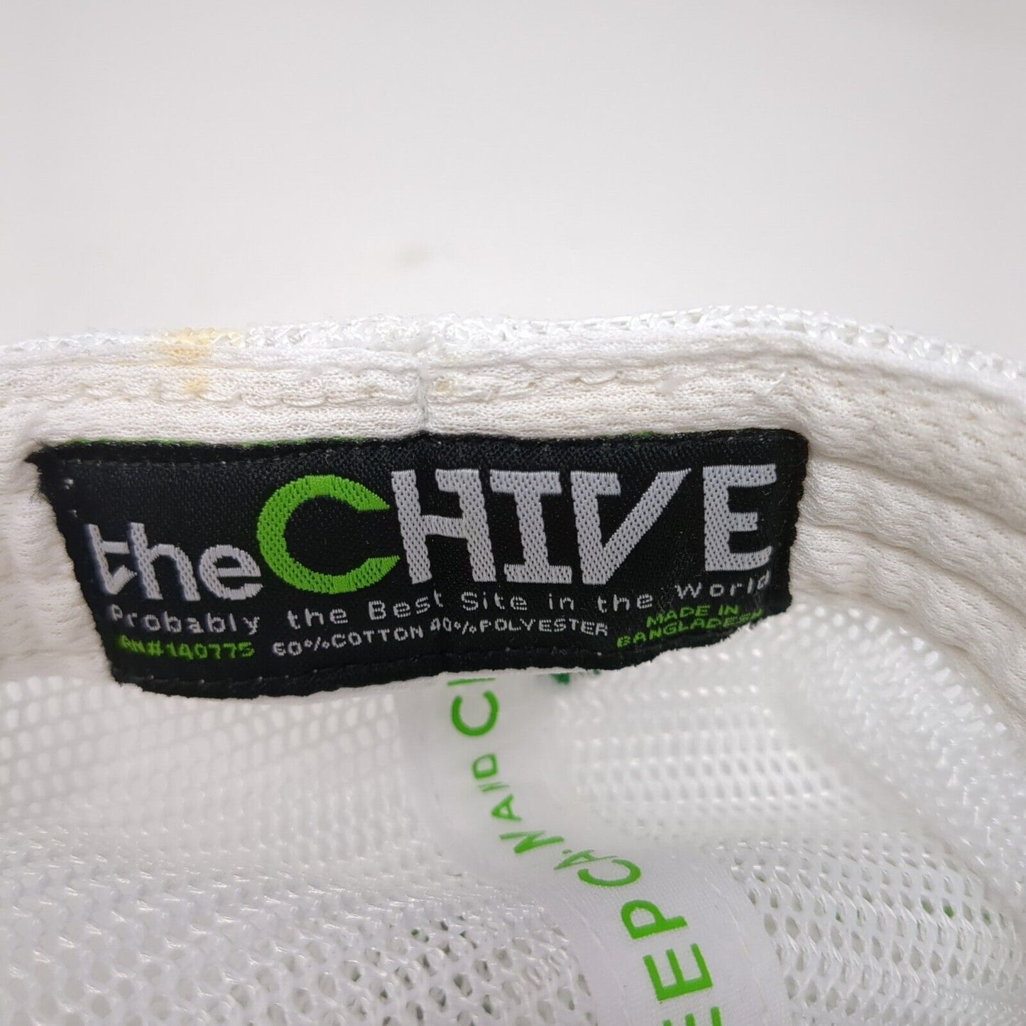 KCCO Fitted Trucker Hat Green One Size Embroidered Mesh Back The Chive