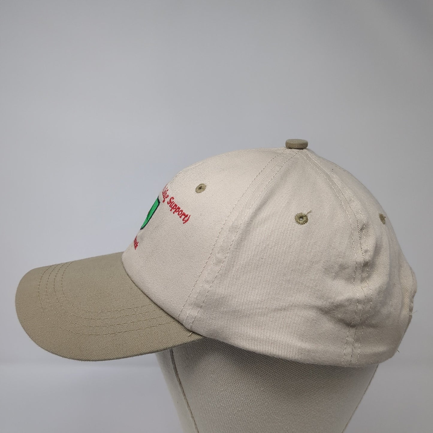 91st Division Training Support Snapback Hat Brown One Size Adjustable