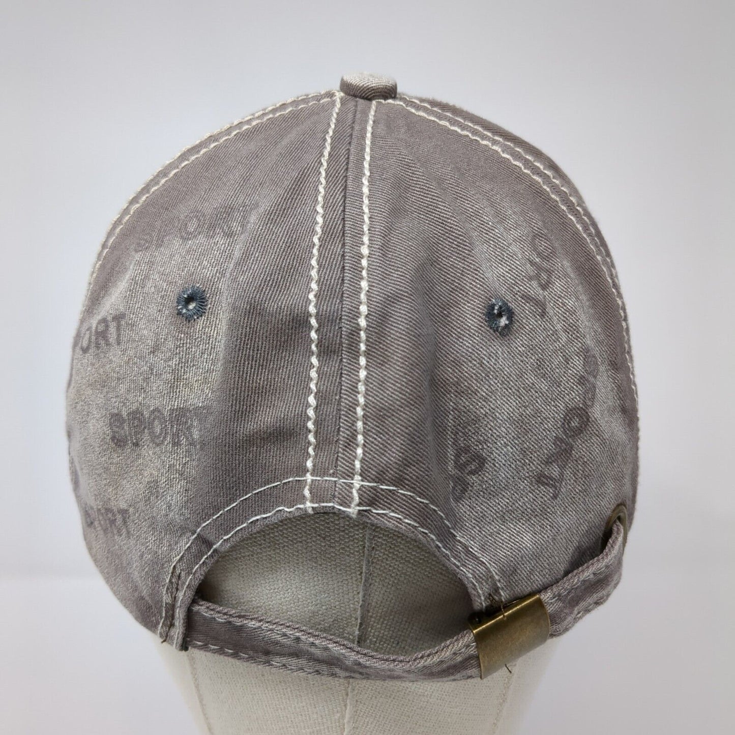 Italia Slideback Hat Brown One Size Adjustable Sport Embroidered 6 Panel