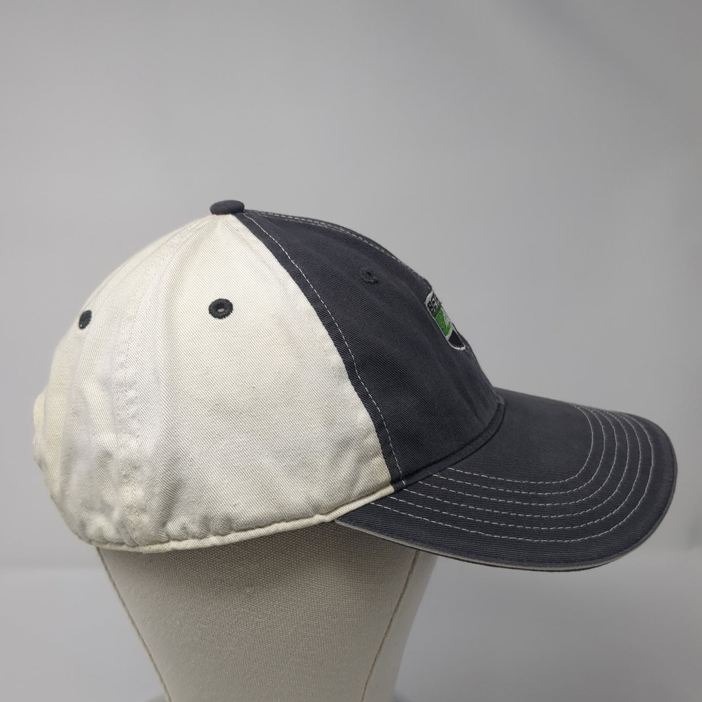 Betaseed Strapback Hat Gray Large Embroidered Colorblock Richardson
