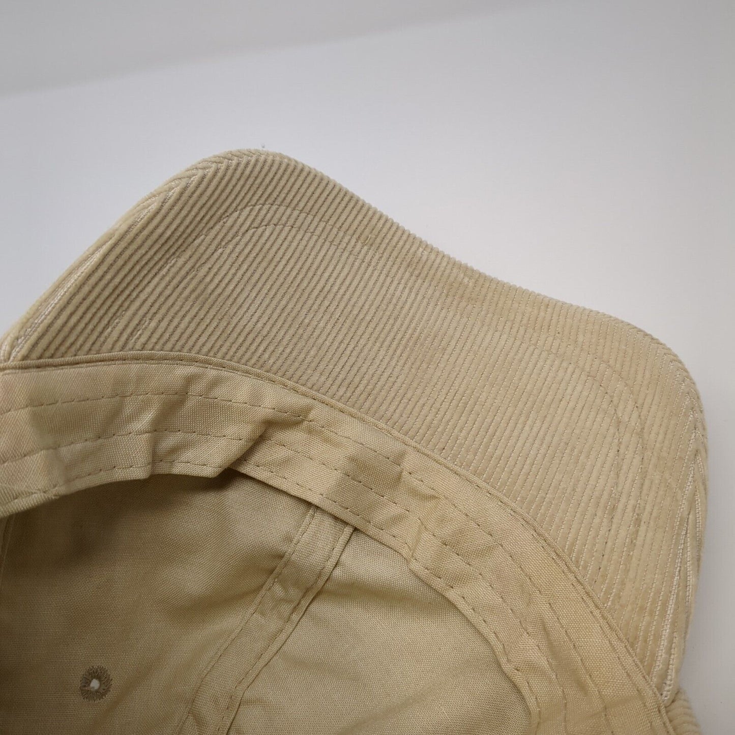 Lake of The Isles Slideback Hat Tan One Size Adjustable Corduroy Blank Cotton