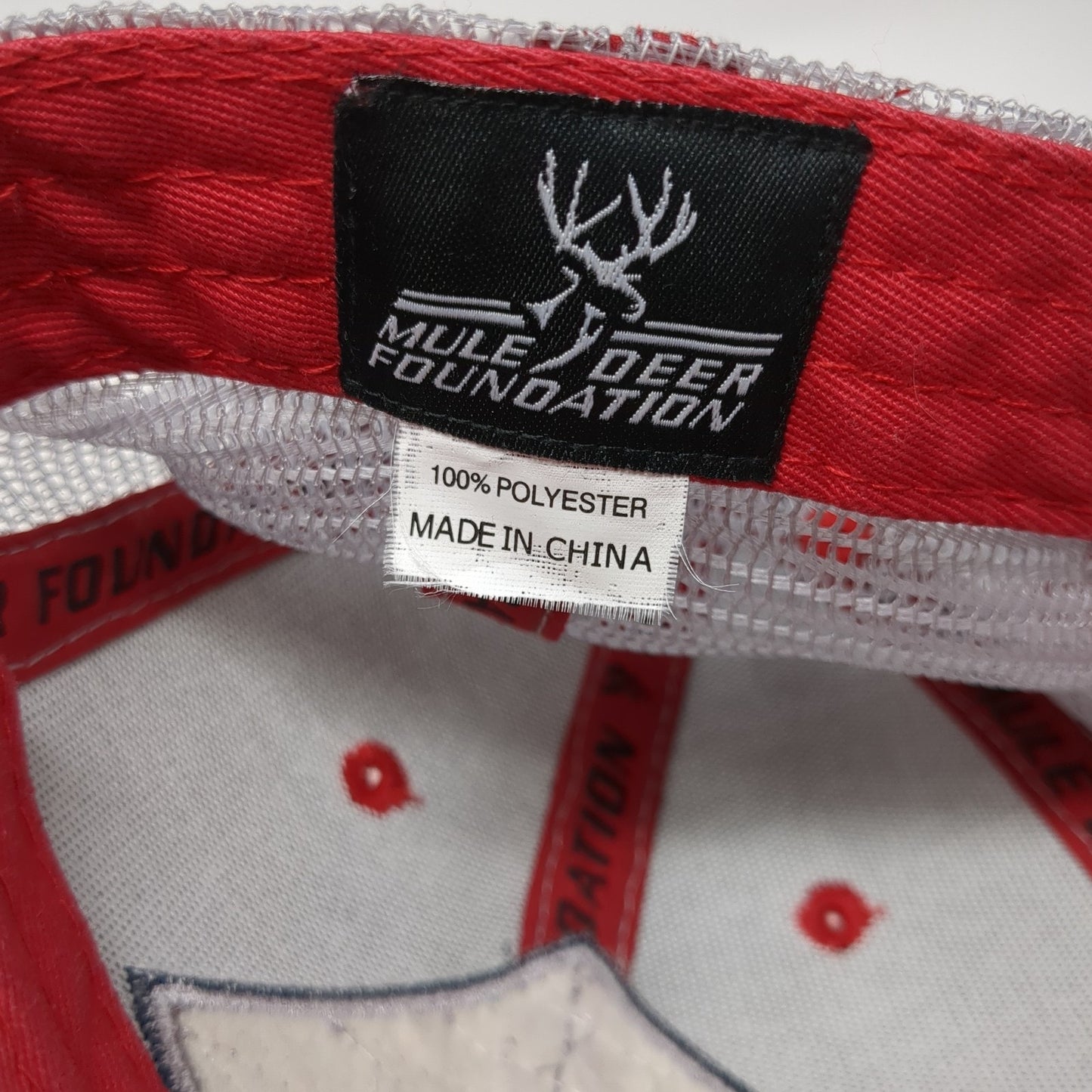 Muley 1988 Deer Patch Strapback Trucker Hat Multi One Size Mesh Back