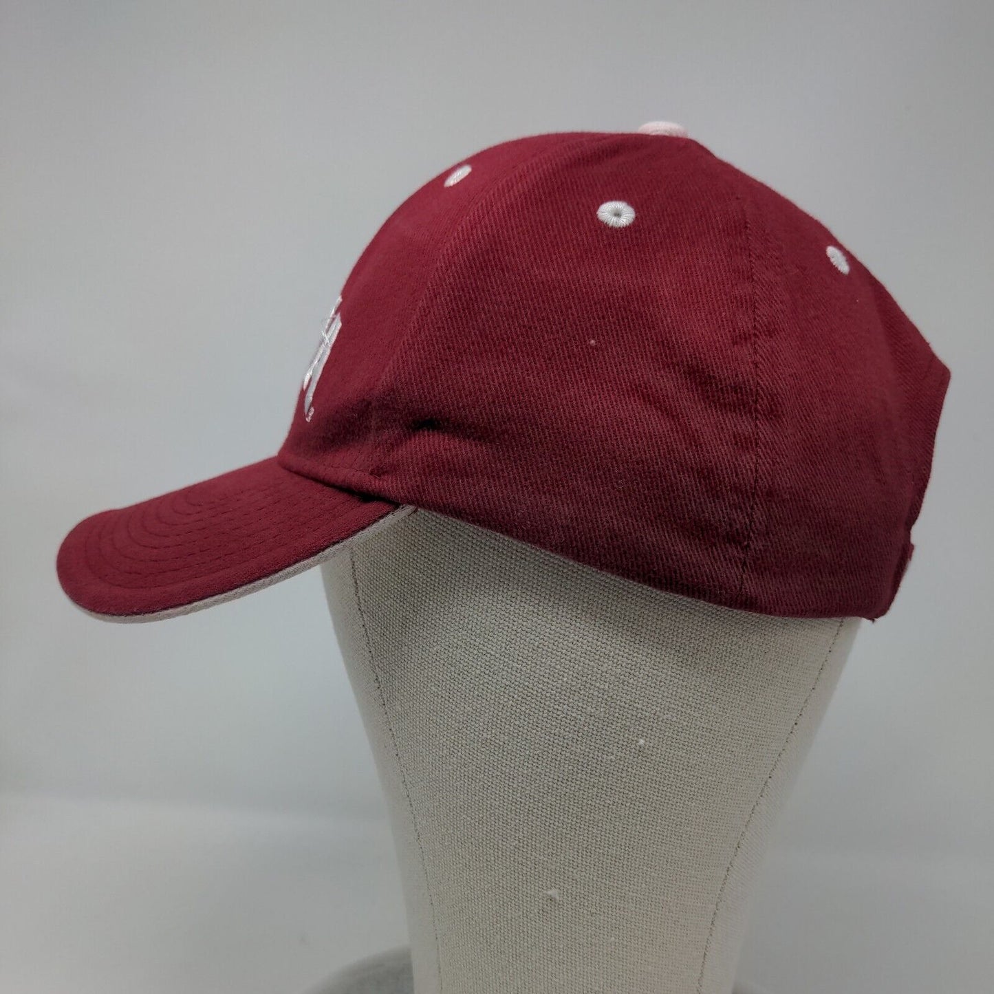 Bama Alabama Crimson Tide Strapback Hat Red Embroidered Logo NCAA