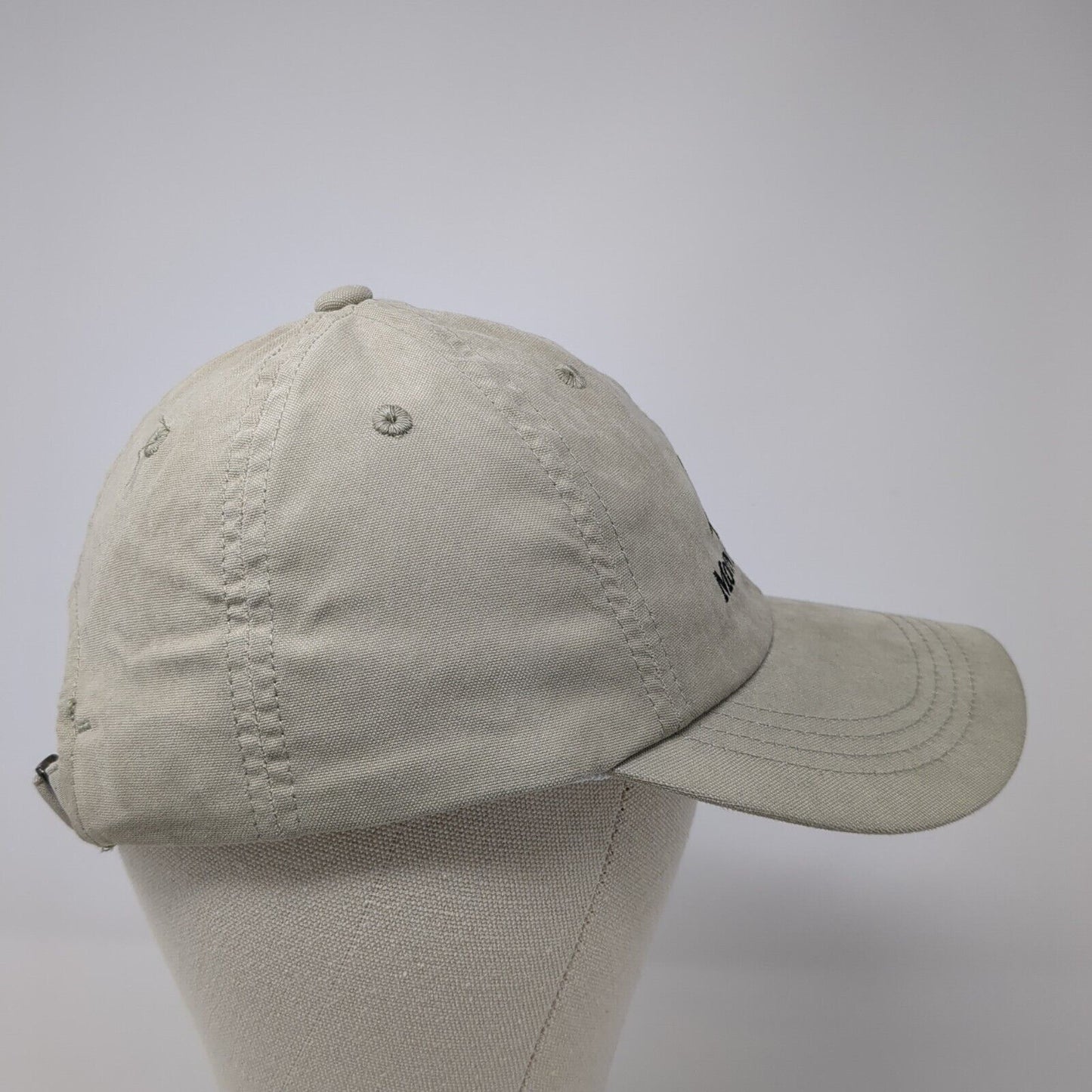 Mountain's Edge Slideback Hat Tan One Size Embroidered Port Authority