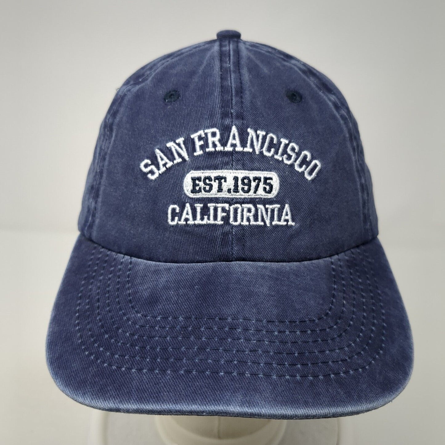 San Francisco California Est. 1975 Slideback Hat Blue OS Adjustable Embroidered