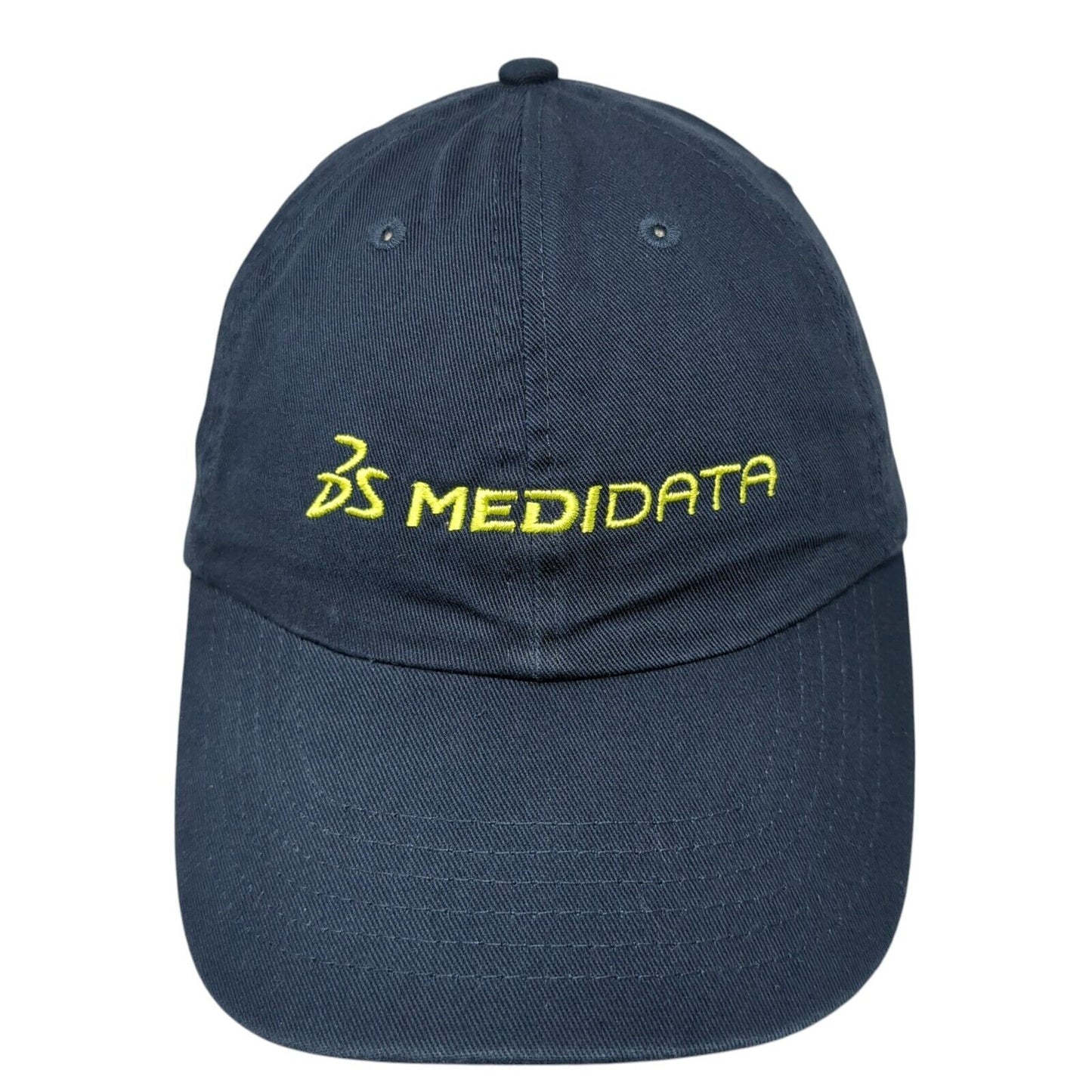 Medidata Slideback Hat Blue One Size Adjustable Embroidered 6 Panel Cotton