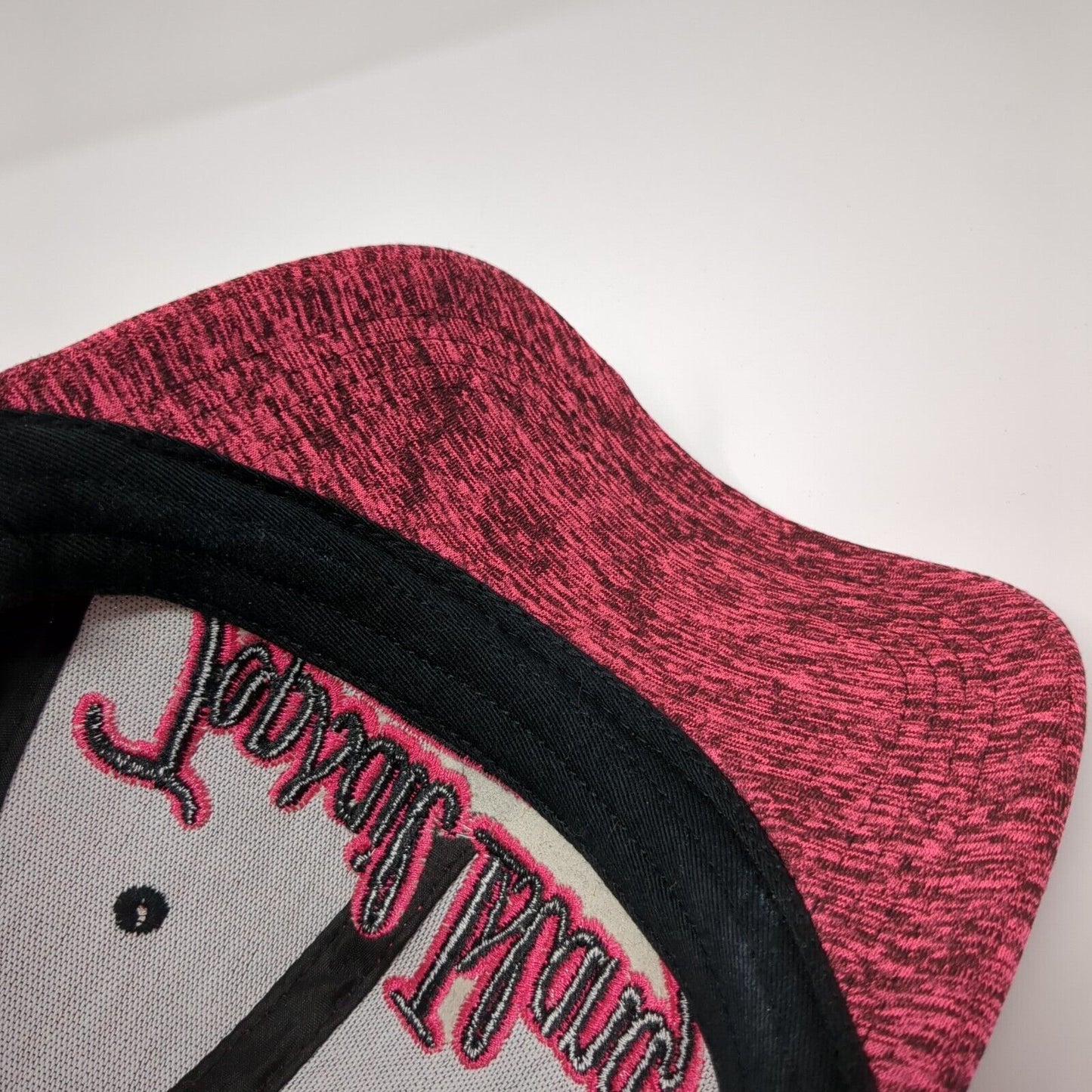 Topsail Island Strapback Hat Pink One Size Adjustable Lucky 7 USA Polyester