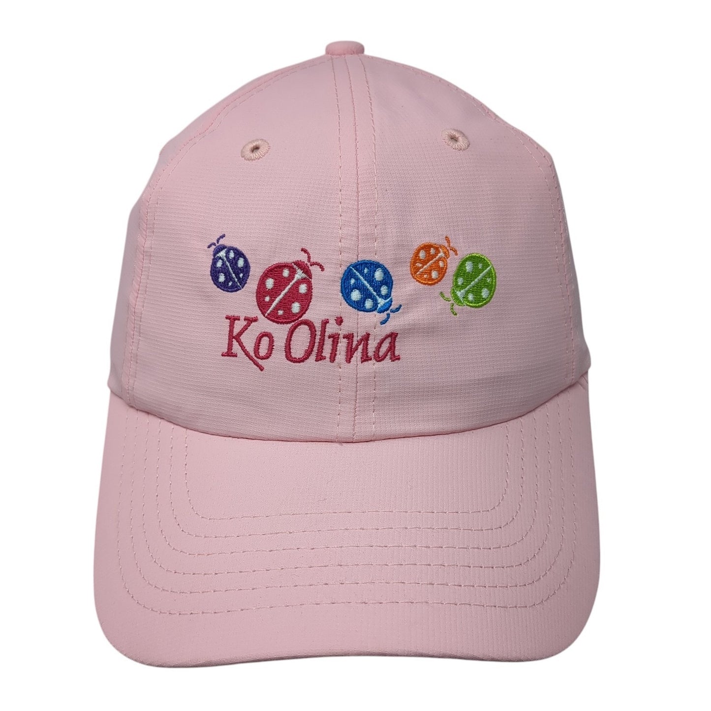 Ko Olina Strapback Hat Pink Small Adjustable Embroidered Imperial