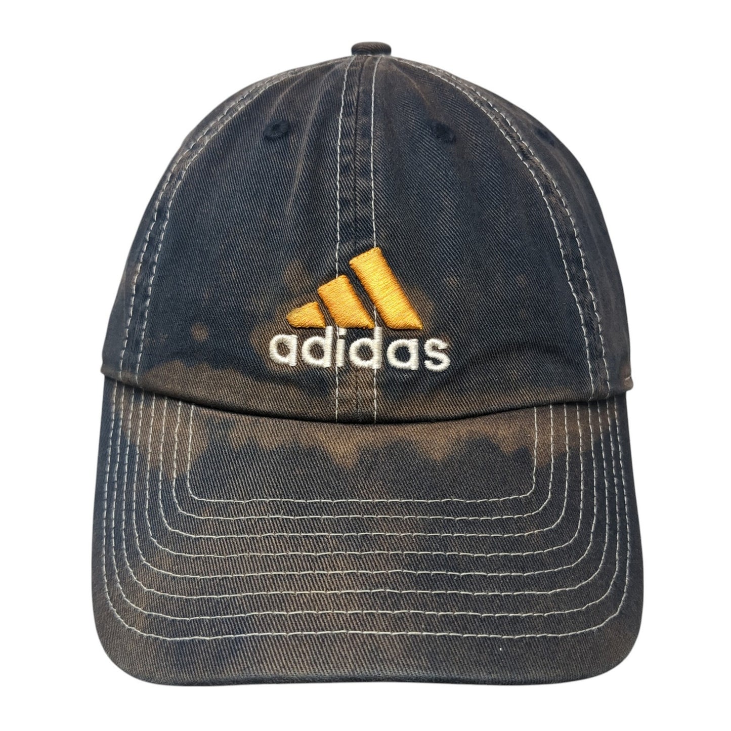 Adidas Slideback Hat Blue One Size 3 Stripes Logo Embroidered Adjustable
