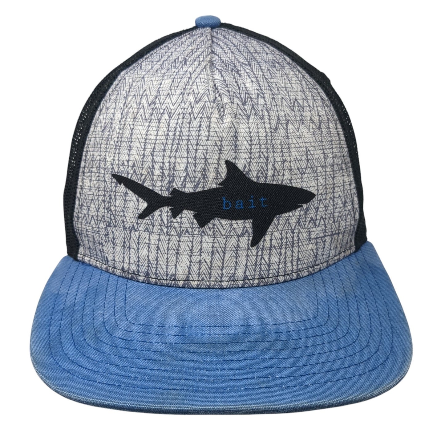 Bait Snapback Trucker Hat Multicolor One Size Adjustable Embroidered Mesh Back