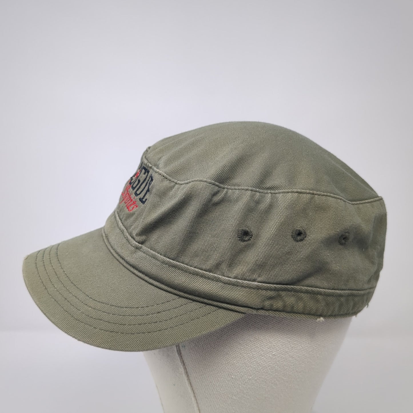 Rogue Spirits Strapback Cadet Army Cap Hat Green One Size District Threads