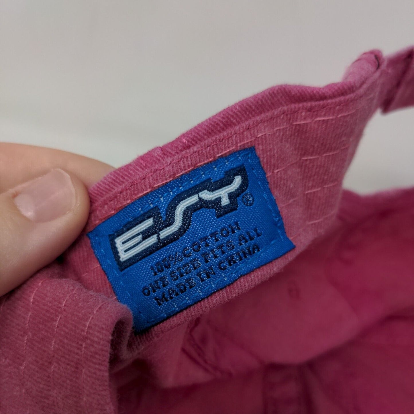 Key West Florida Est. 1521 Strapback Hat Pink OSFA Adjustable Embroidered ESY