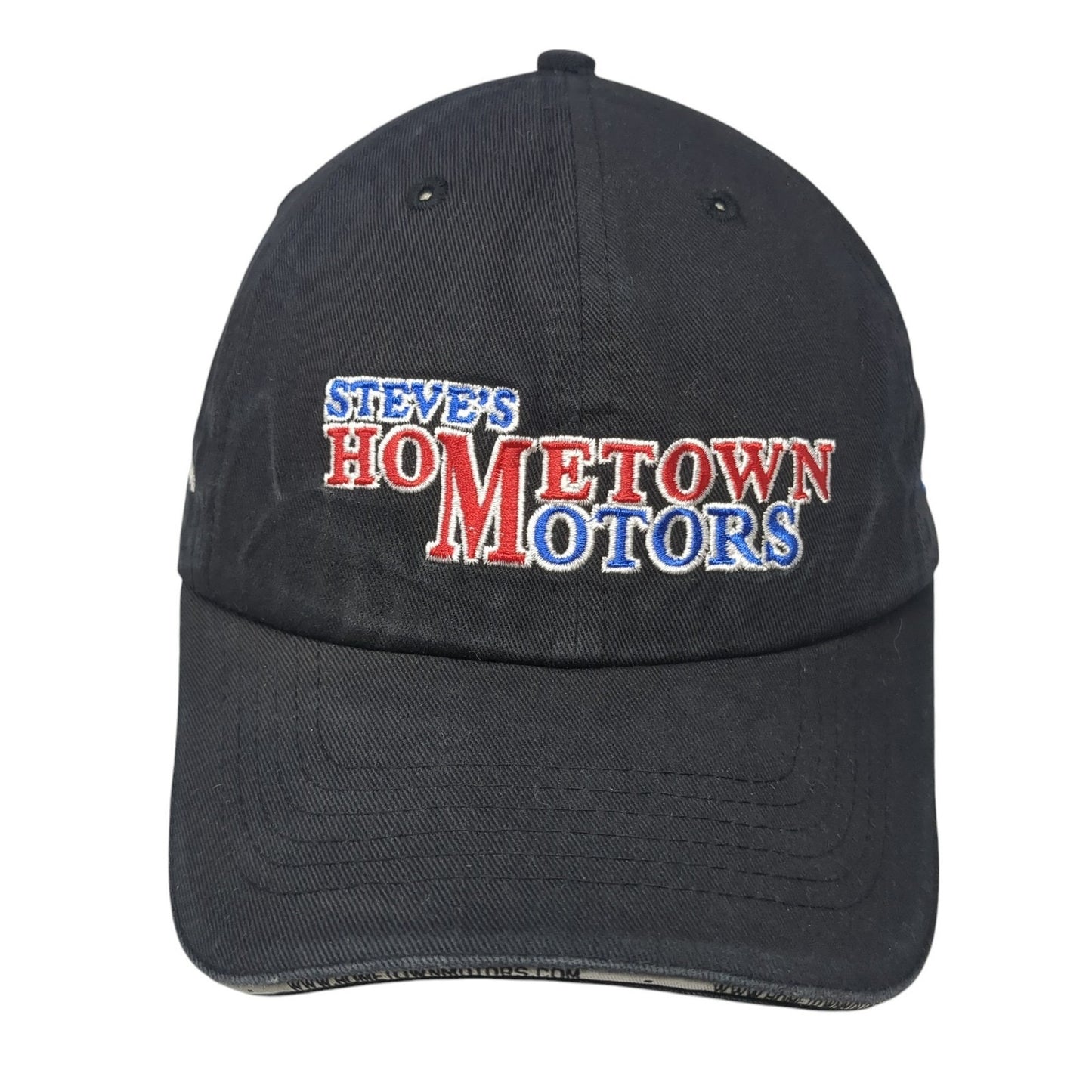 Steve's Hometown Motors Strapback Hat Black One Size Adjustable Outdoor