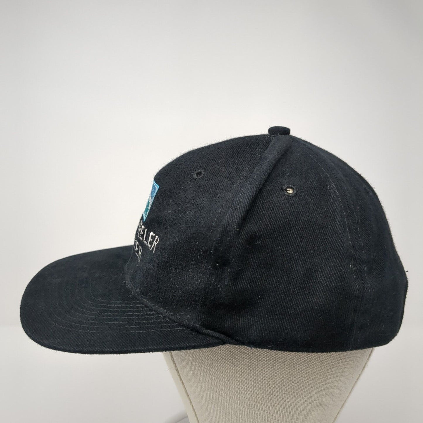 Mt. Wheeler Power Slideback Hat Black One Size Adjustable Embroidered Otto