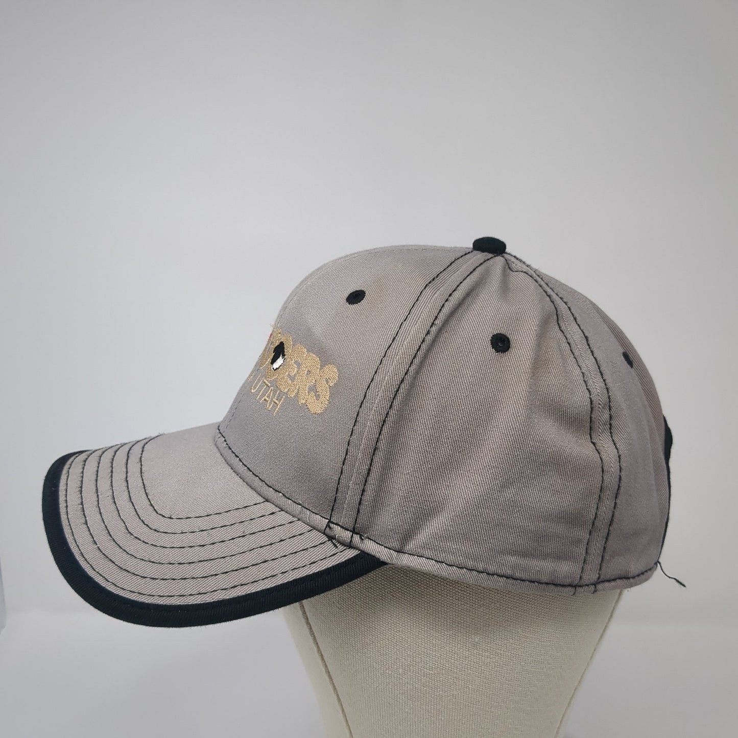 Producers Salina Utah Strapback Hat Gray One Size Embroidered Otto