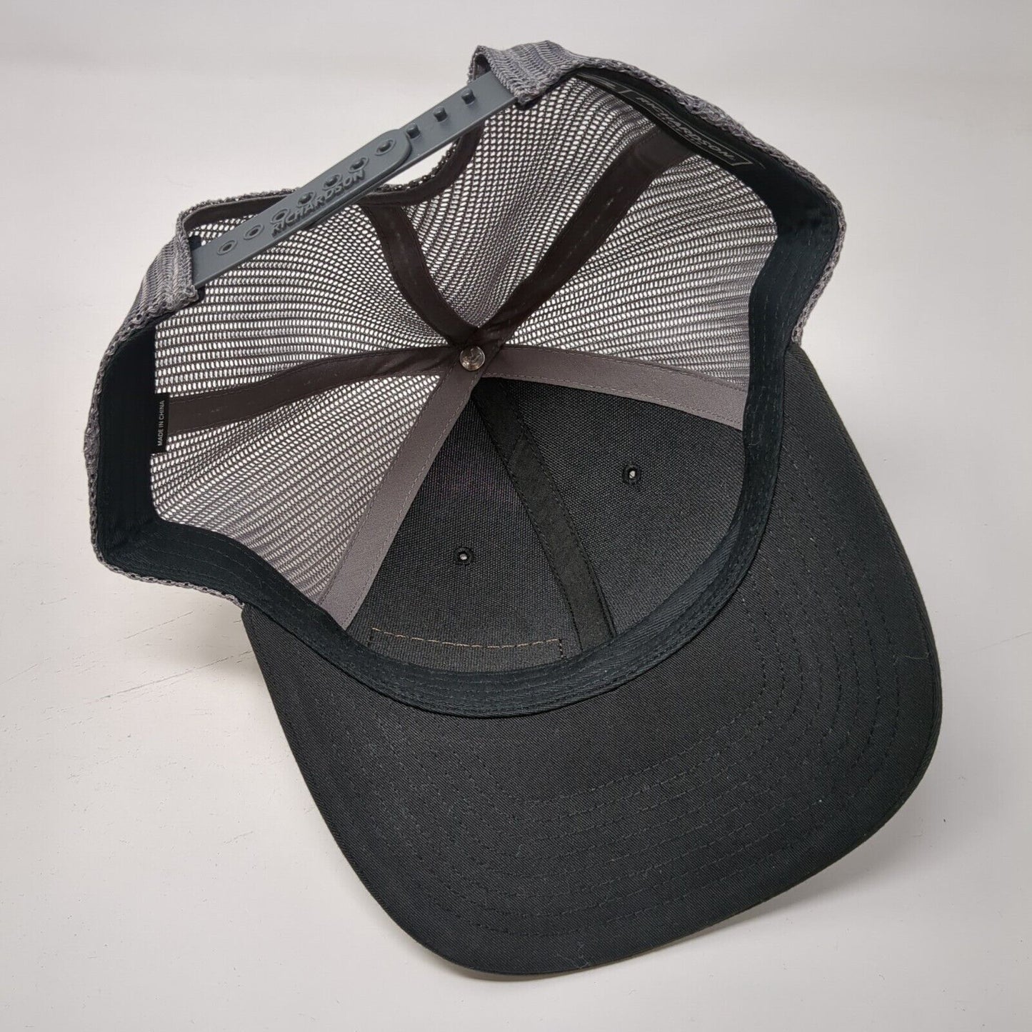 Idaho Farm Bureau Patch Snapback Trucker Hat Black OSFA Mesh Back