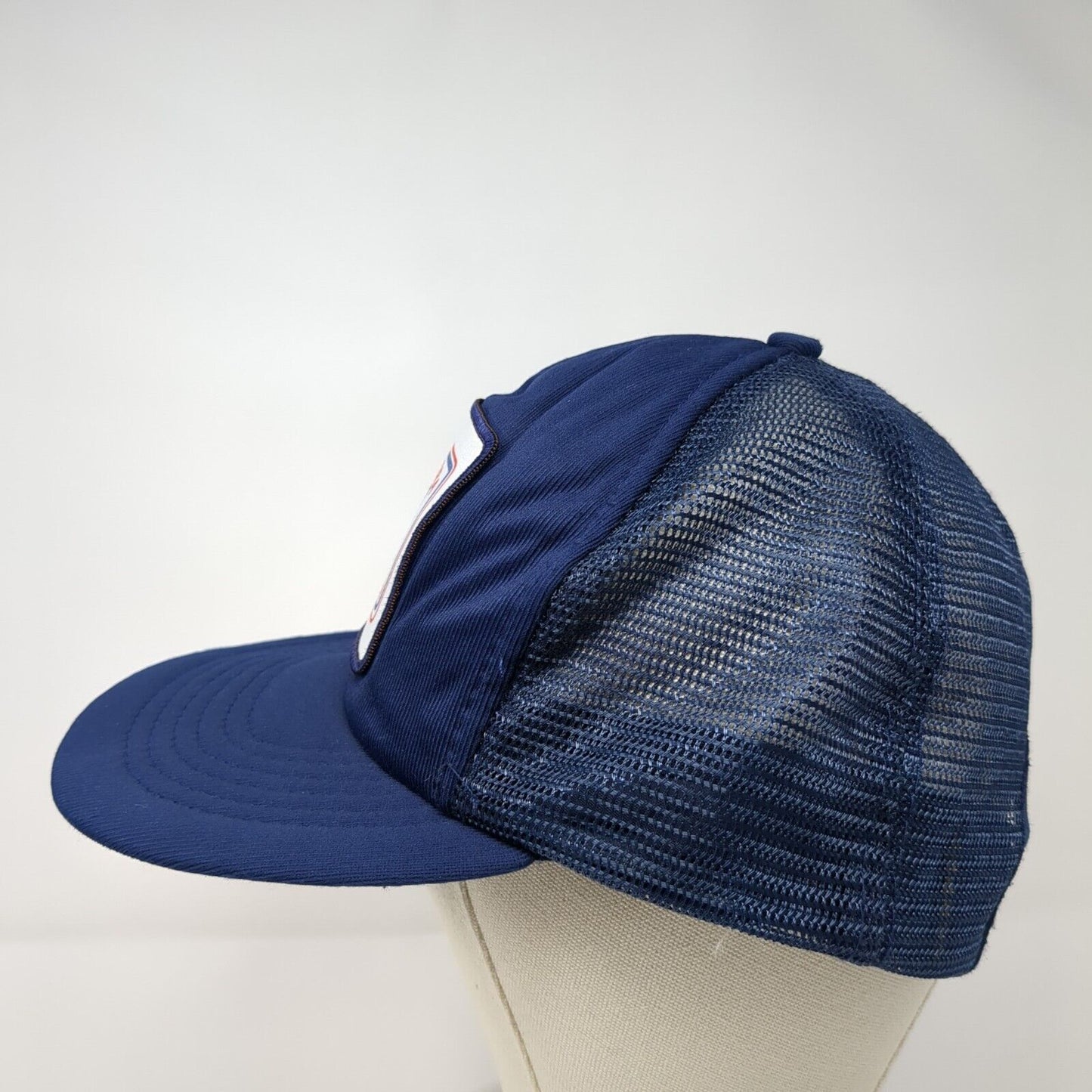 Zamora Farm Labor Snapback Trucker Hat Blue OSFA Mesh Back Kap.II