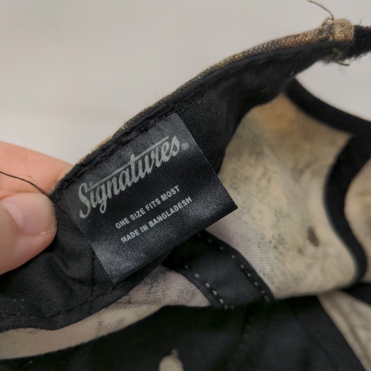 Evans Pro Services Strapback Hat Camouflage OSFM Adjustable Embroidered