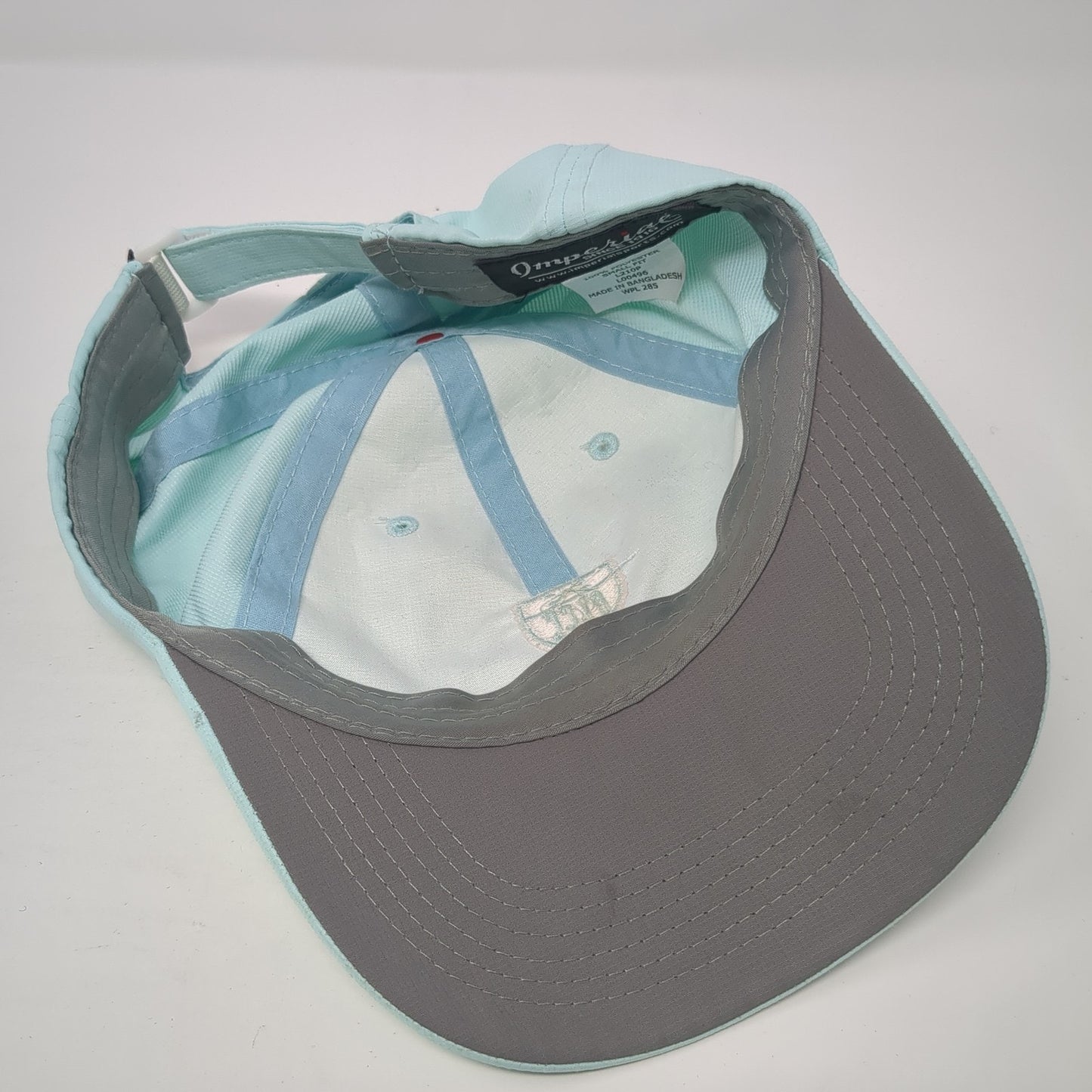 Imperial Strapback Hat Blue Small Adjustable Embroidered Logo 6 Panel