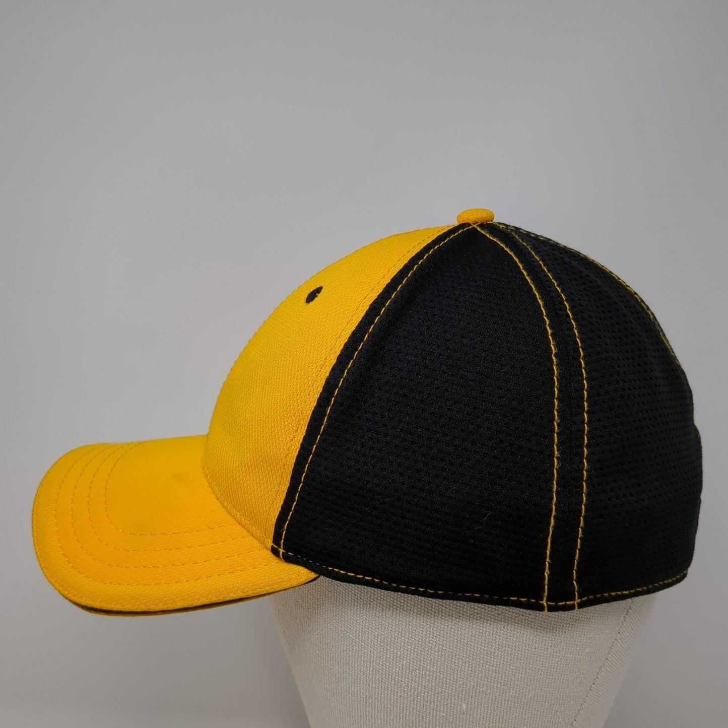Sun Valley Fitted Baseball Cap Yellow One Size Embroidered American Dry Goods