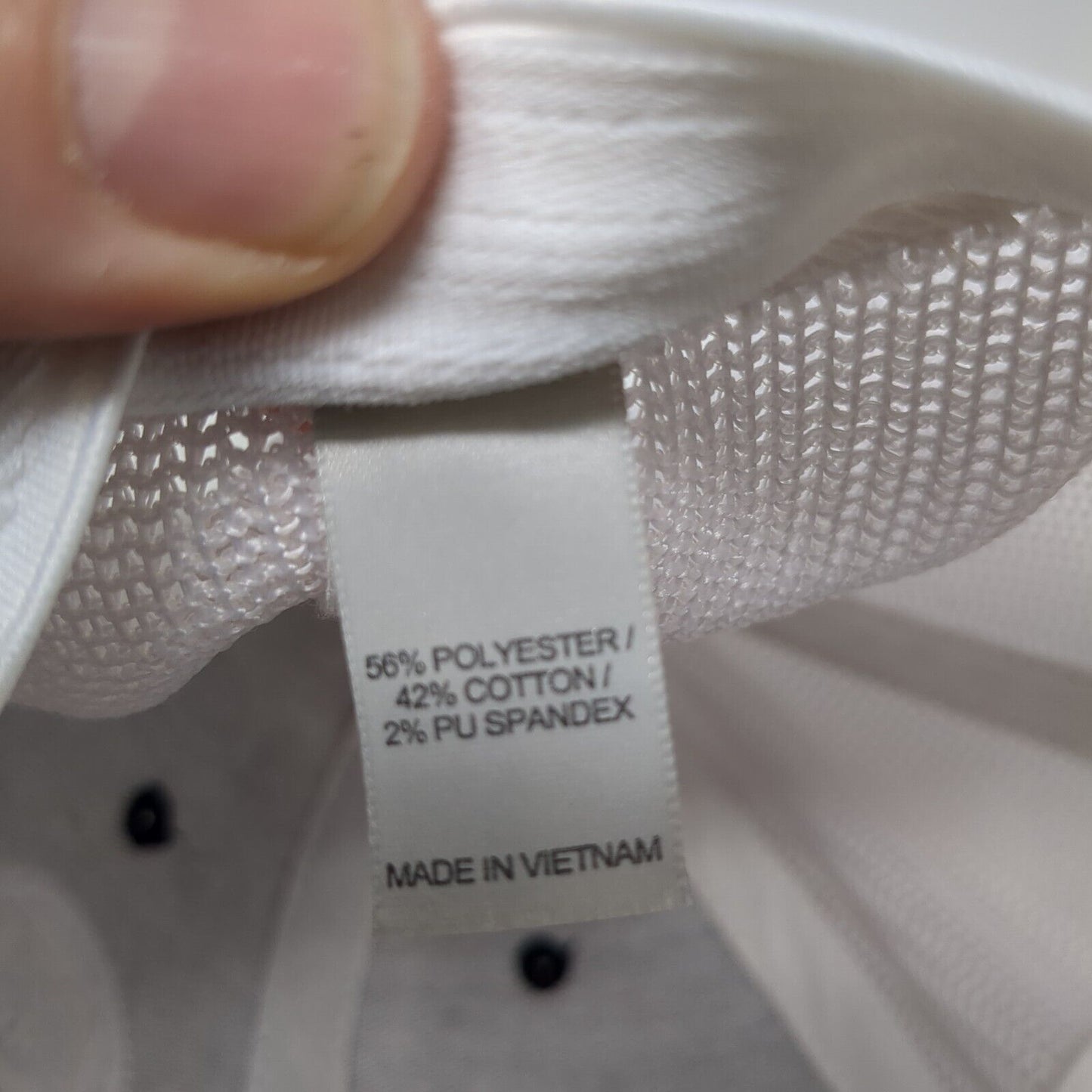 Fidelity National Title Fitted Trucker Hat Blue S/M Flexfit Mesh Back Richardson