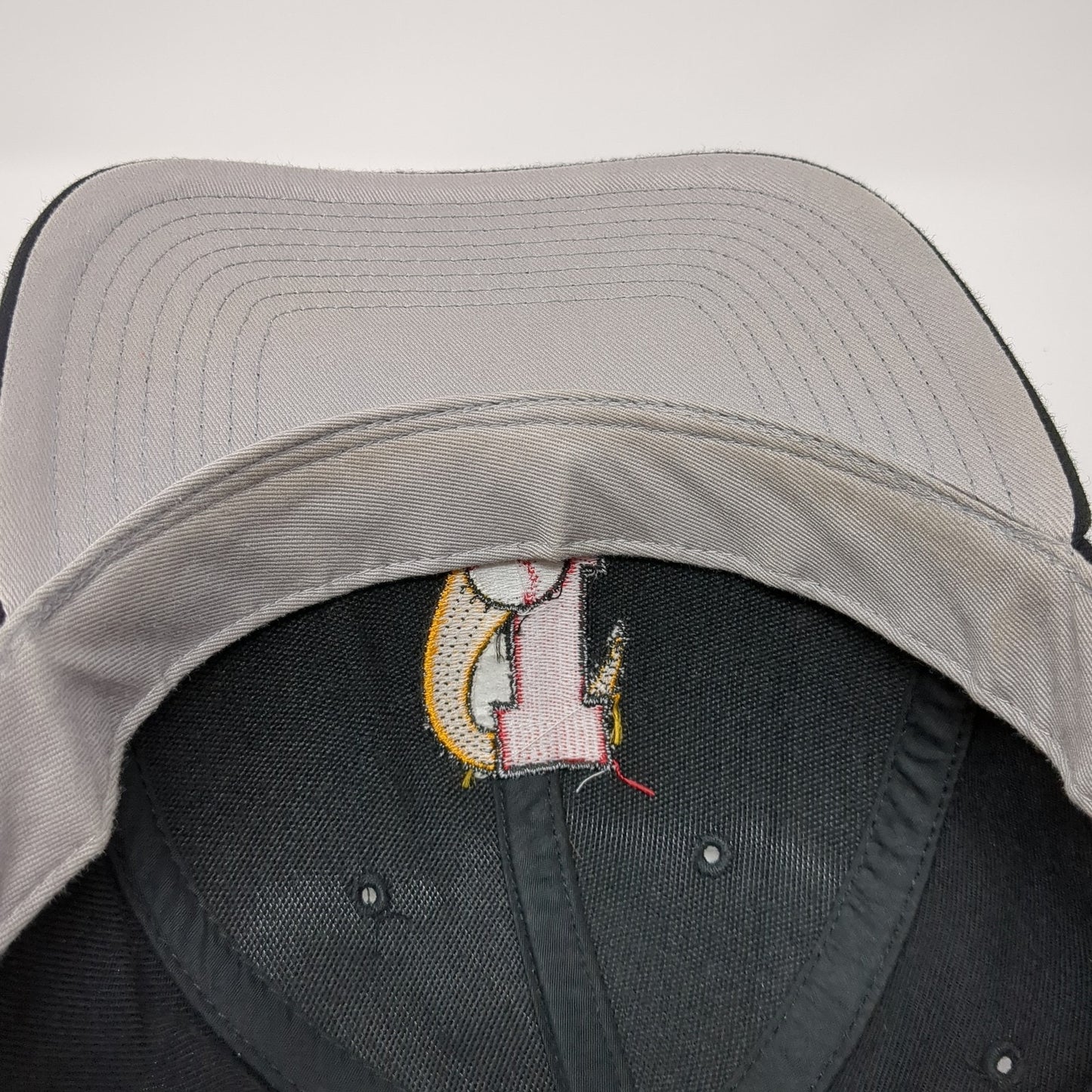 Richardson Strapback Hat Black Large Adjustable Embroidered Logo Baseball