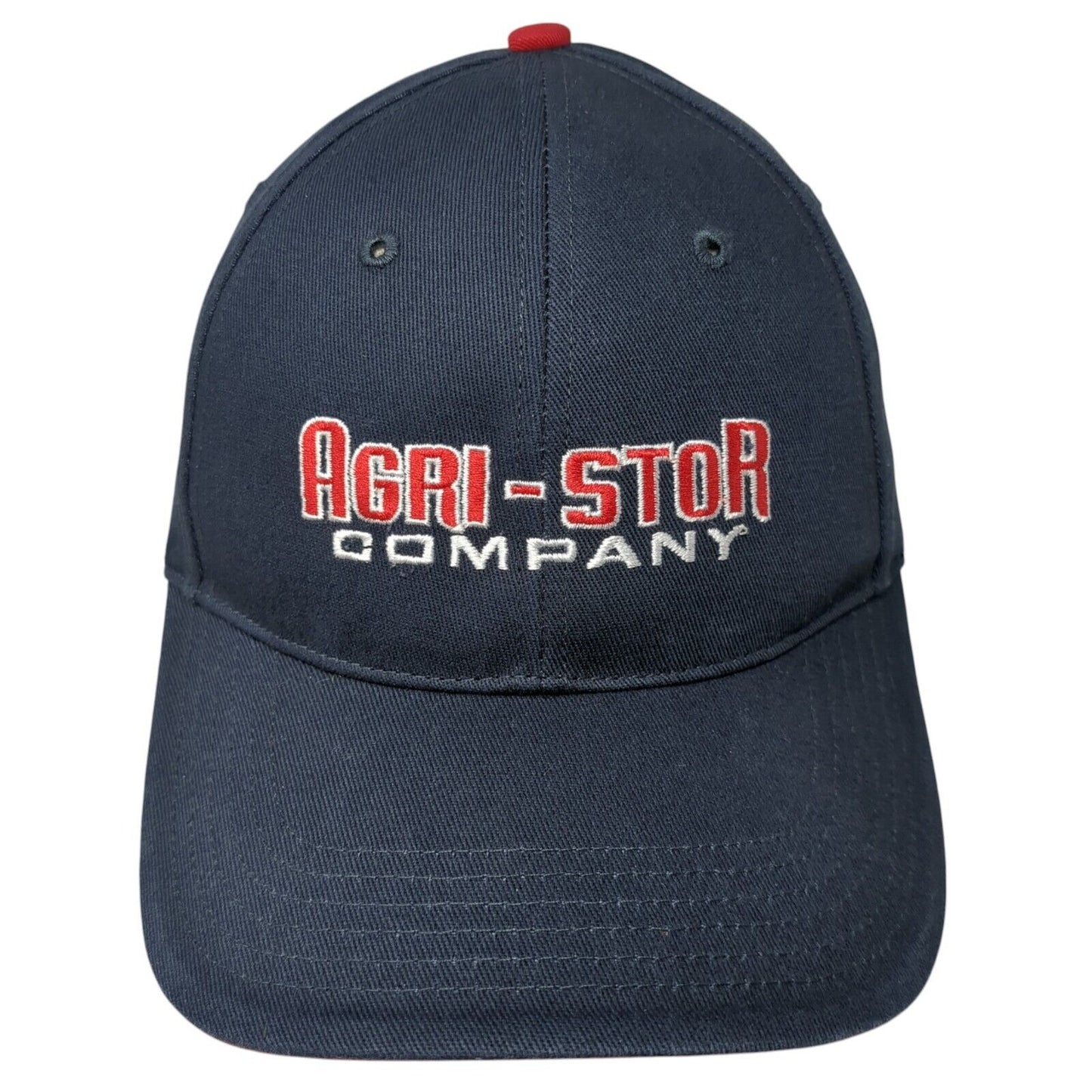 Agri-Stor Company Strapback Hat Blue One Size Adjustable Embroidered Richardson