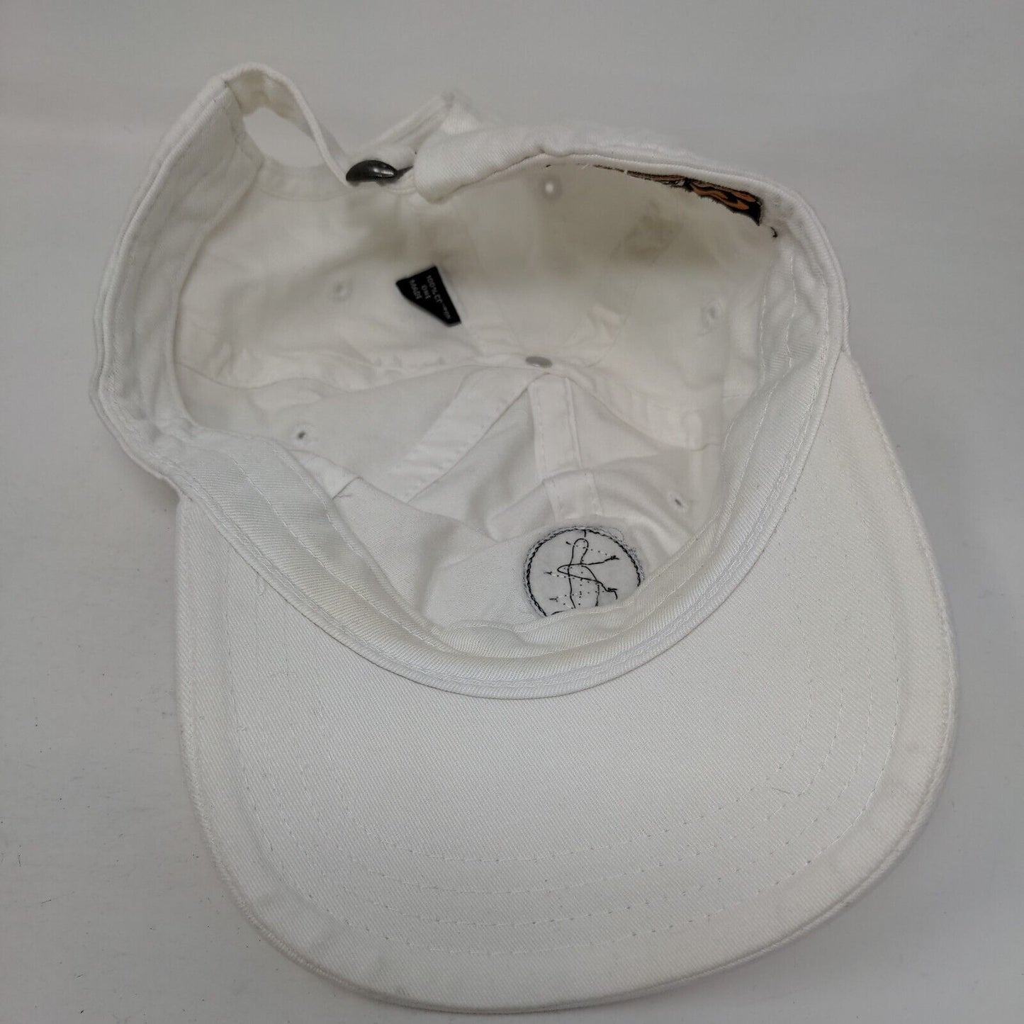 Bali Hai Las Vegas Slideback Hat White One Size Embroidered Adjustable