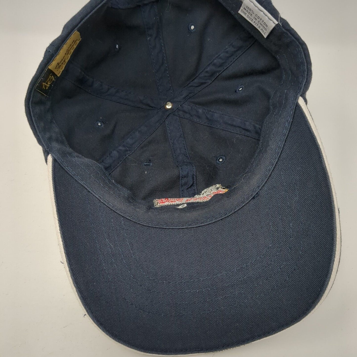 Burnt Pine Est 1994 Golf Club Destin Florida Slideback Hat Blue OS Adjustable