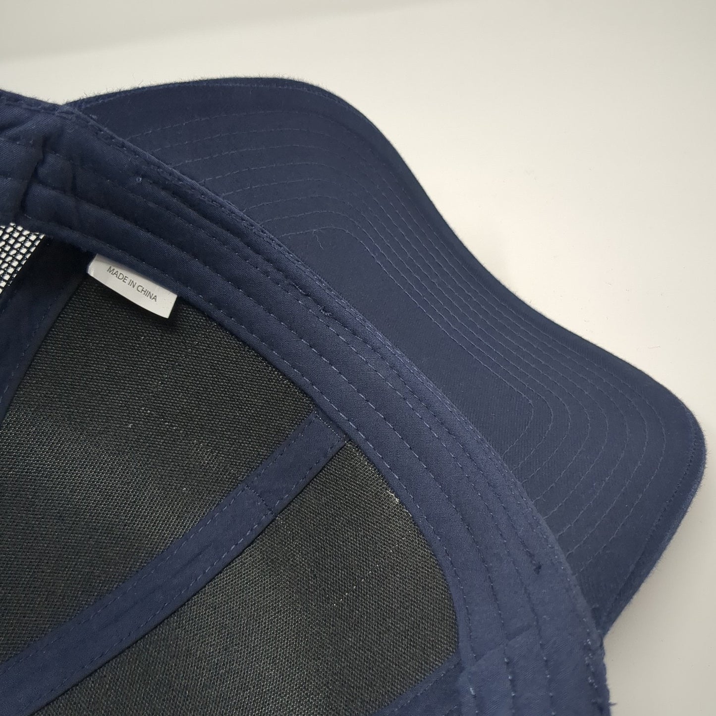 Kount An Equifax Company Snapback Trucker Hat Blue One Size Mesh Back