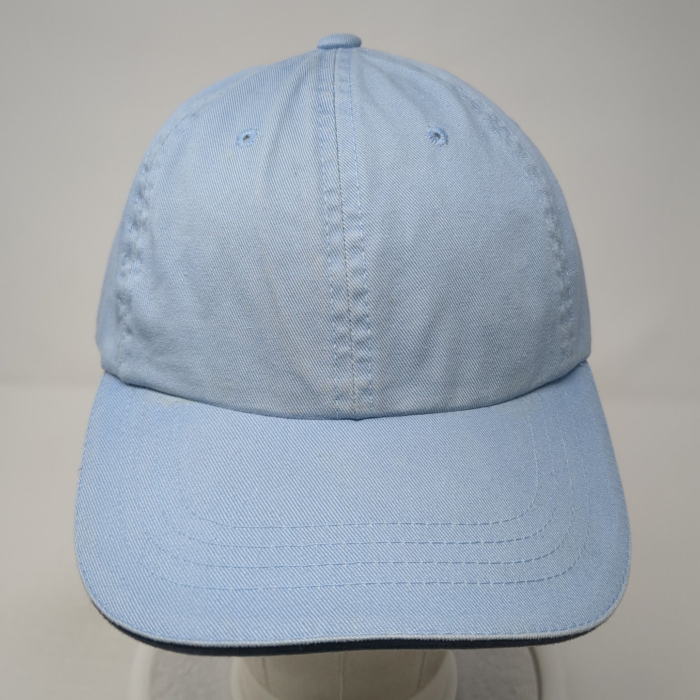 Sportsman Slideback Baseball Cap Blue One Size Adjustable 6 Panel Blank