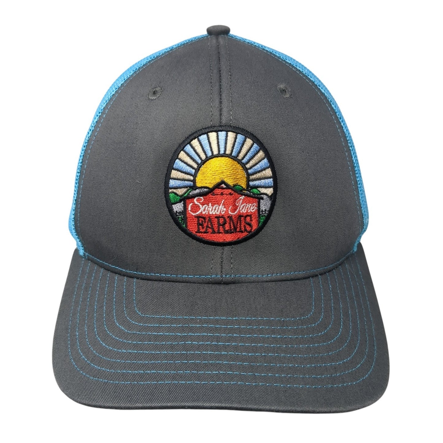 Sarah Jane Farms Trucker Hat Multicolor One Size Adjustable Mesh Back Richardson