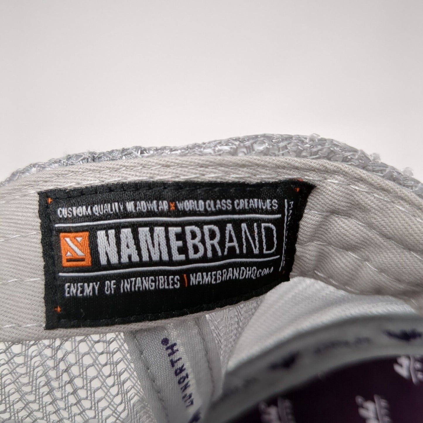 44° North Vodka Patch Strapback Trucker Hat Purple One Size Mesh Back