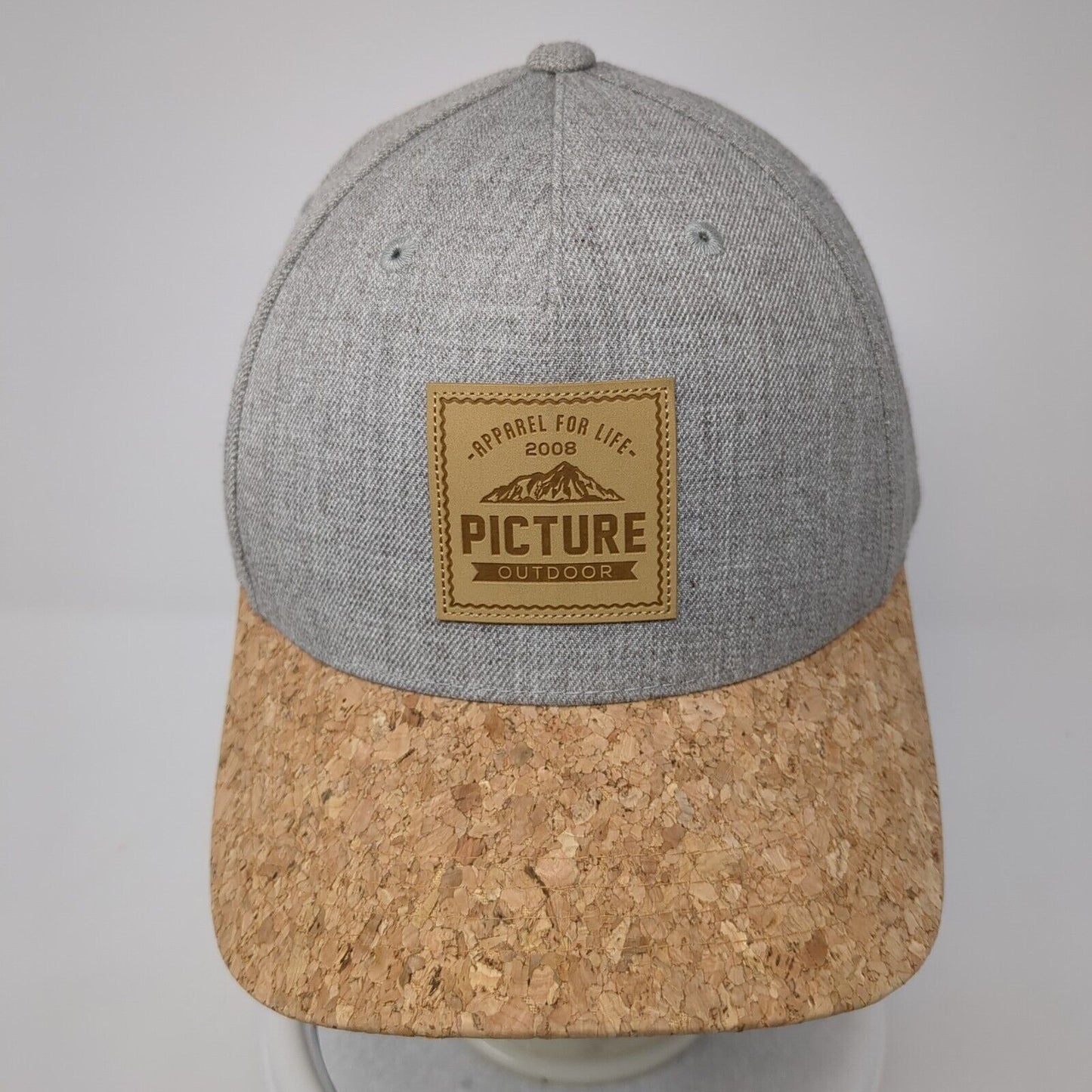 Apparel For Life Picture Outdoor Snapback Hat Gray One Size Yupoong