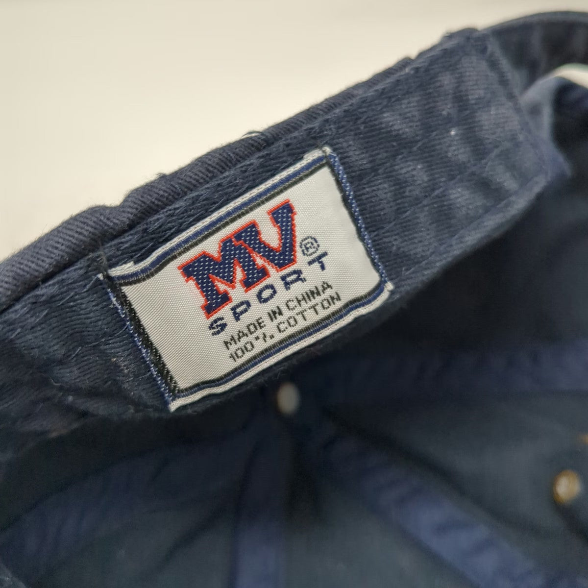 MV Sport Bronx Zoo New York City Blue Baseball Cap One Size Logo Slideback Hat