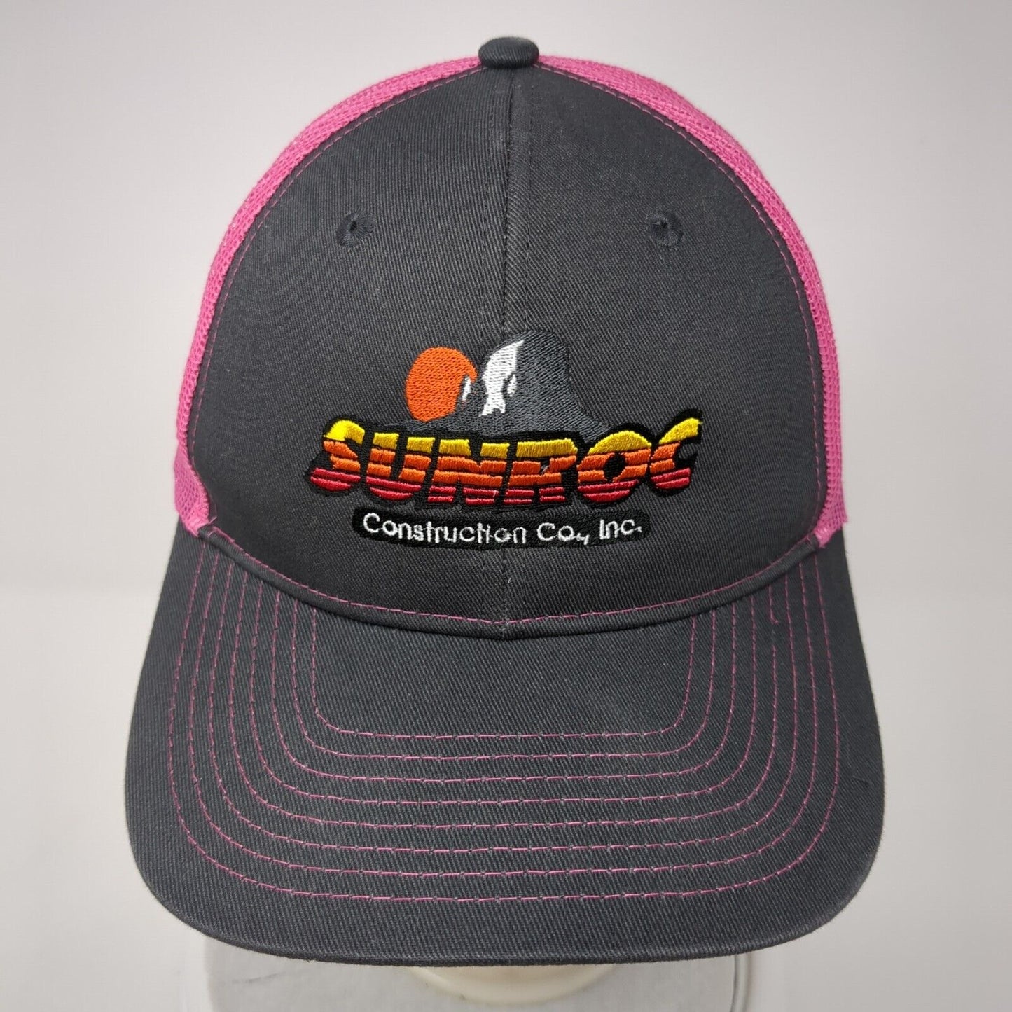 Sunroc Construction Co Inc Snapback Hat Multi OS Adjustable Mesh Port Authority