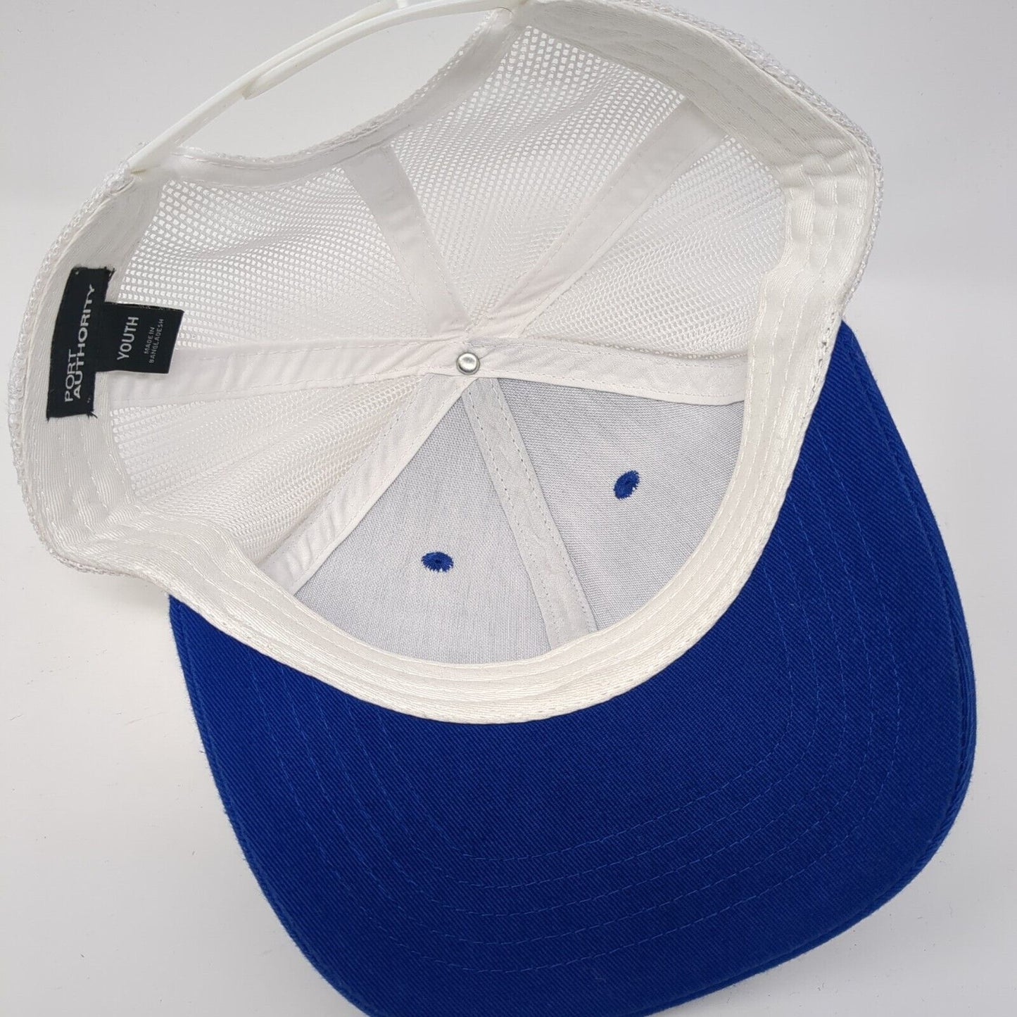 Magic Valley Kid Market Youth Snapback Trucker Hat Blue OS Mesh Port Authority