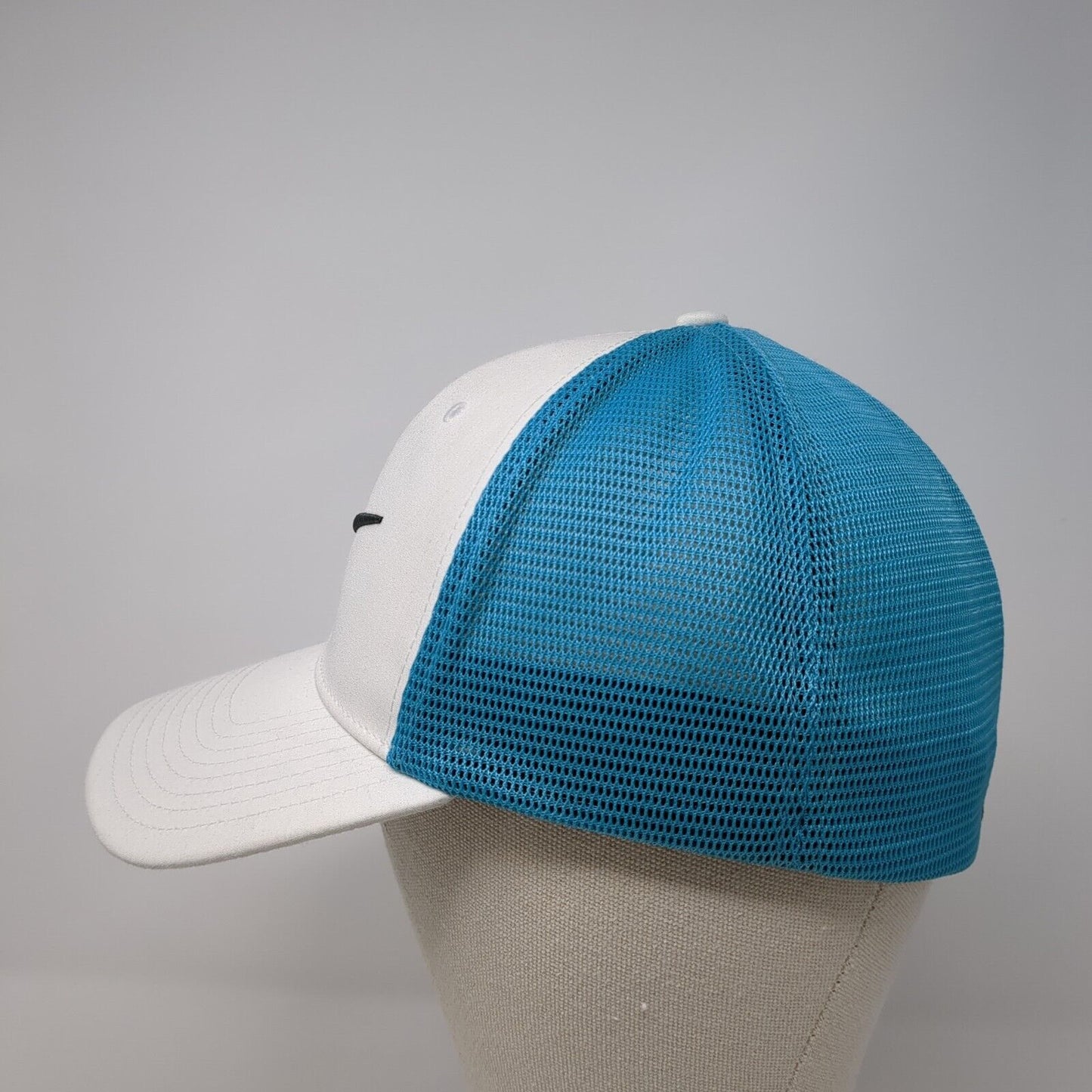Nike Golf Fitted Mesh Back Hat Multi M/L Embroidered Swoosh 6 Panel