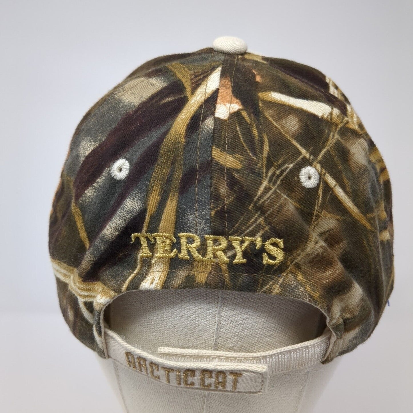Arctic Cat Terry's Strapback Hat Camo One Size Adjustable Hunting