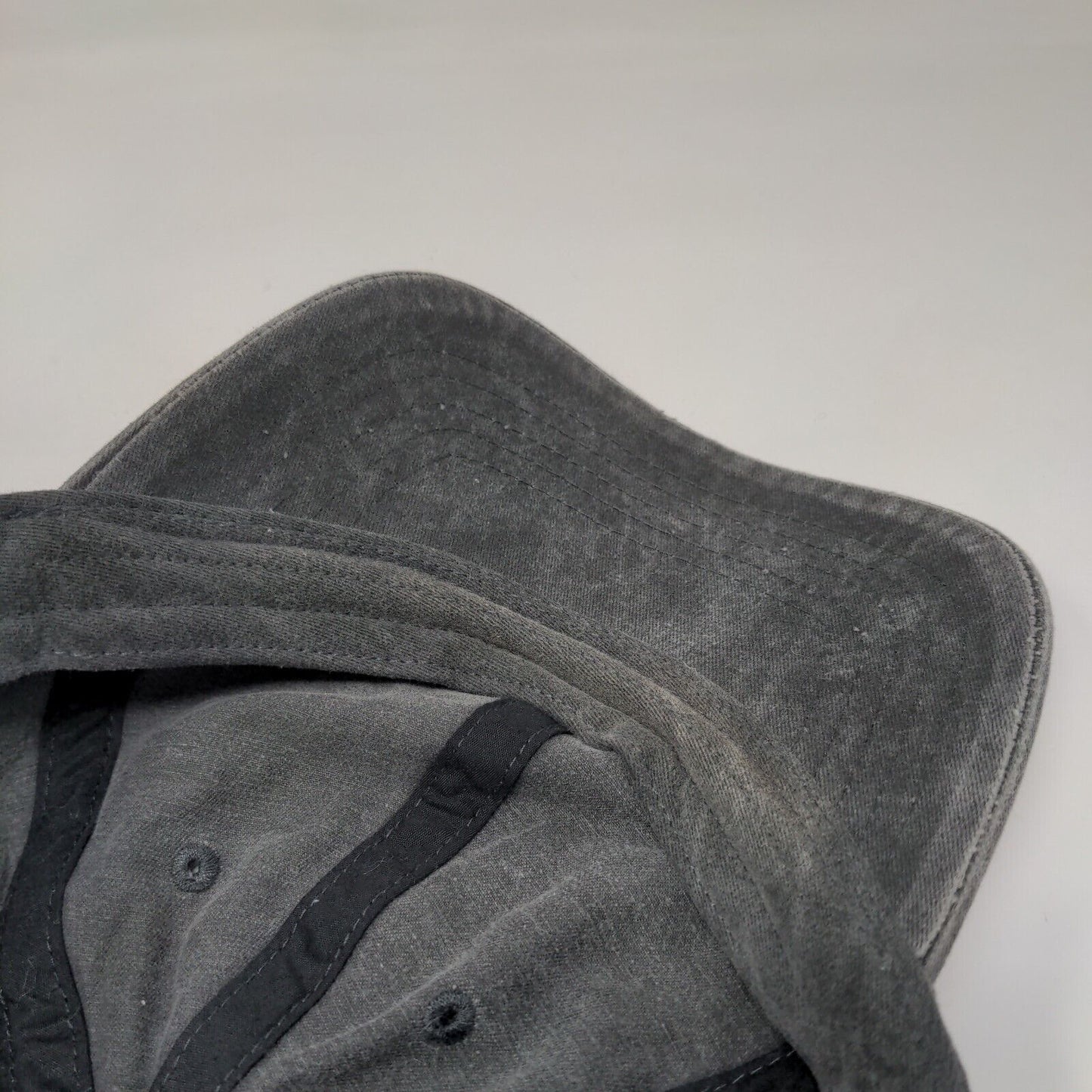 Unbranded Slideback Hat OSFM Adjustable 6 Panel Vent Holes Blank Solid