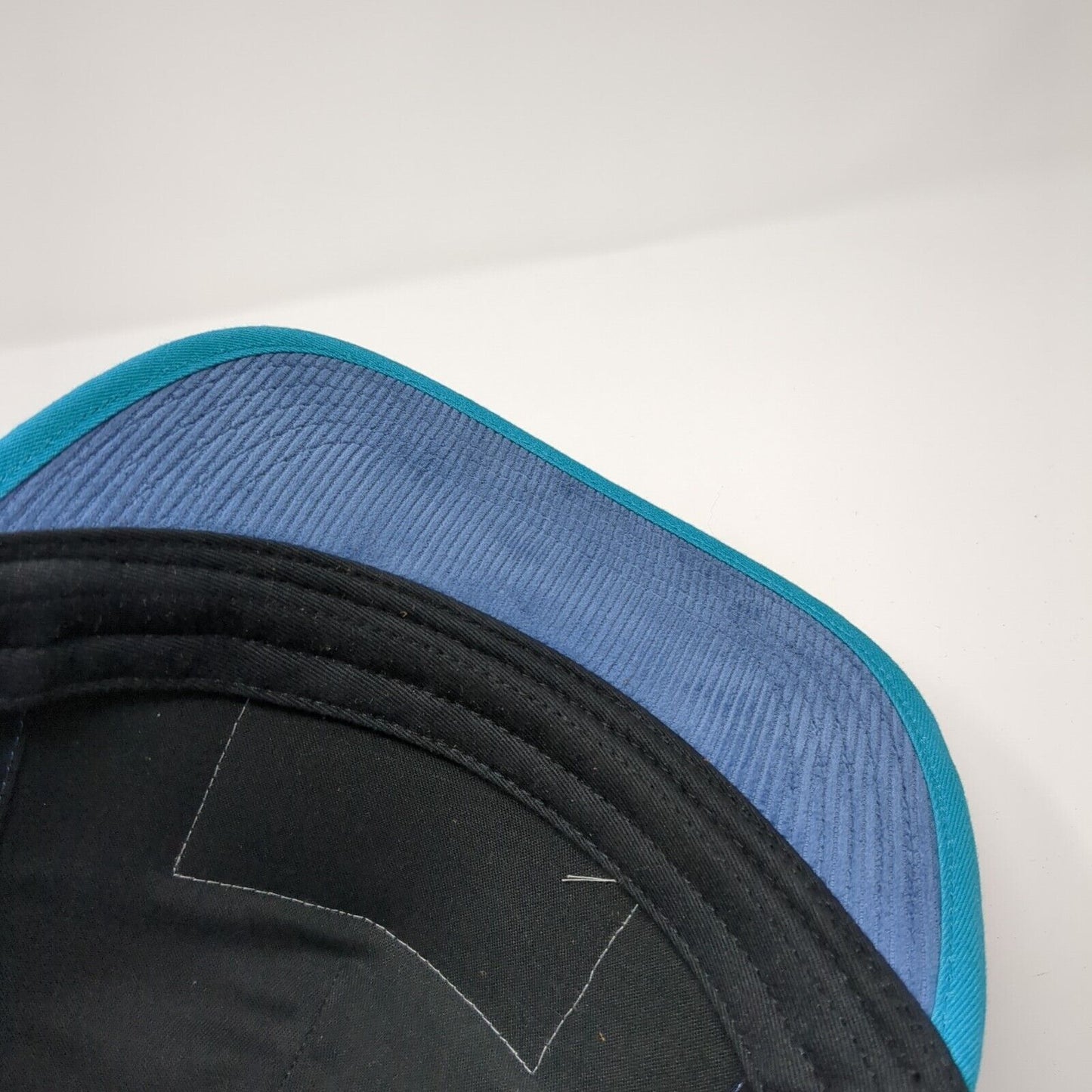 Stanley Baking Co. Slideback Hat Blue One Size Corduroy Leather Strap