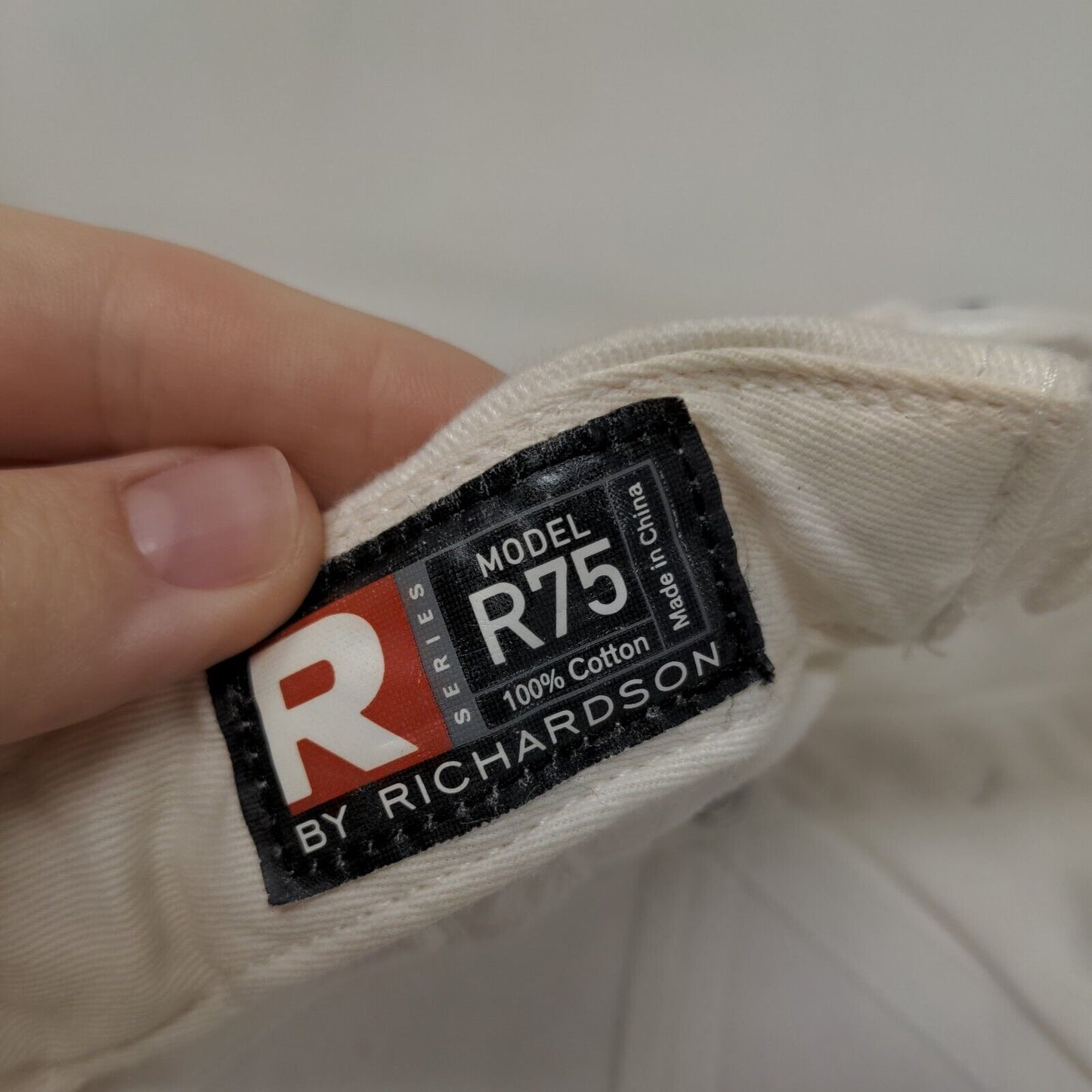 Culture Strapback Hat White One Size Adjustable Embroidered Richardson R75