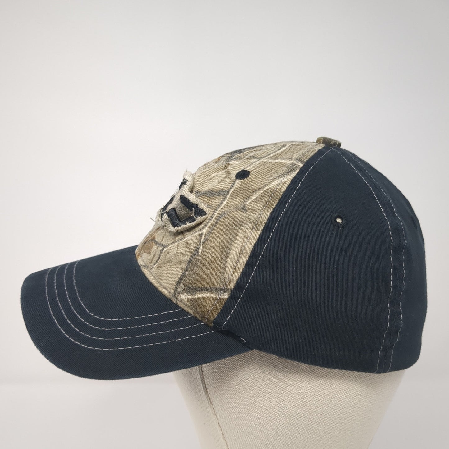 Chevrolet Fitted Baseball Cap Multicolor One Size Embroidered Camouflage