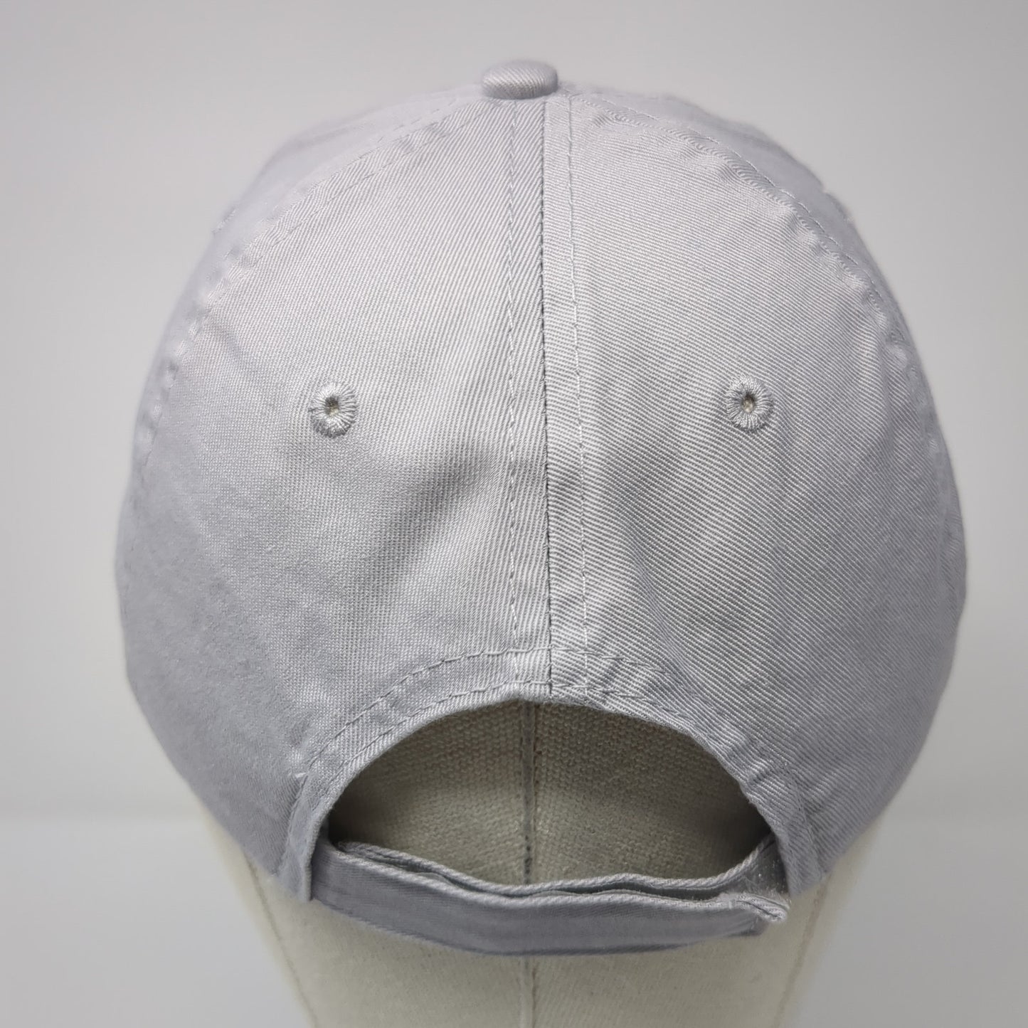 ISG Strapback Baseball Cap Gray One Size Adjustable Embroidered Port & Company