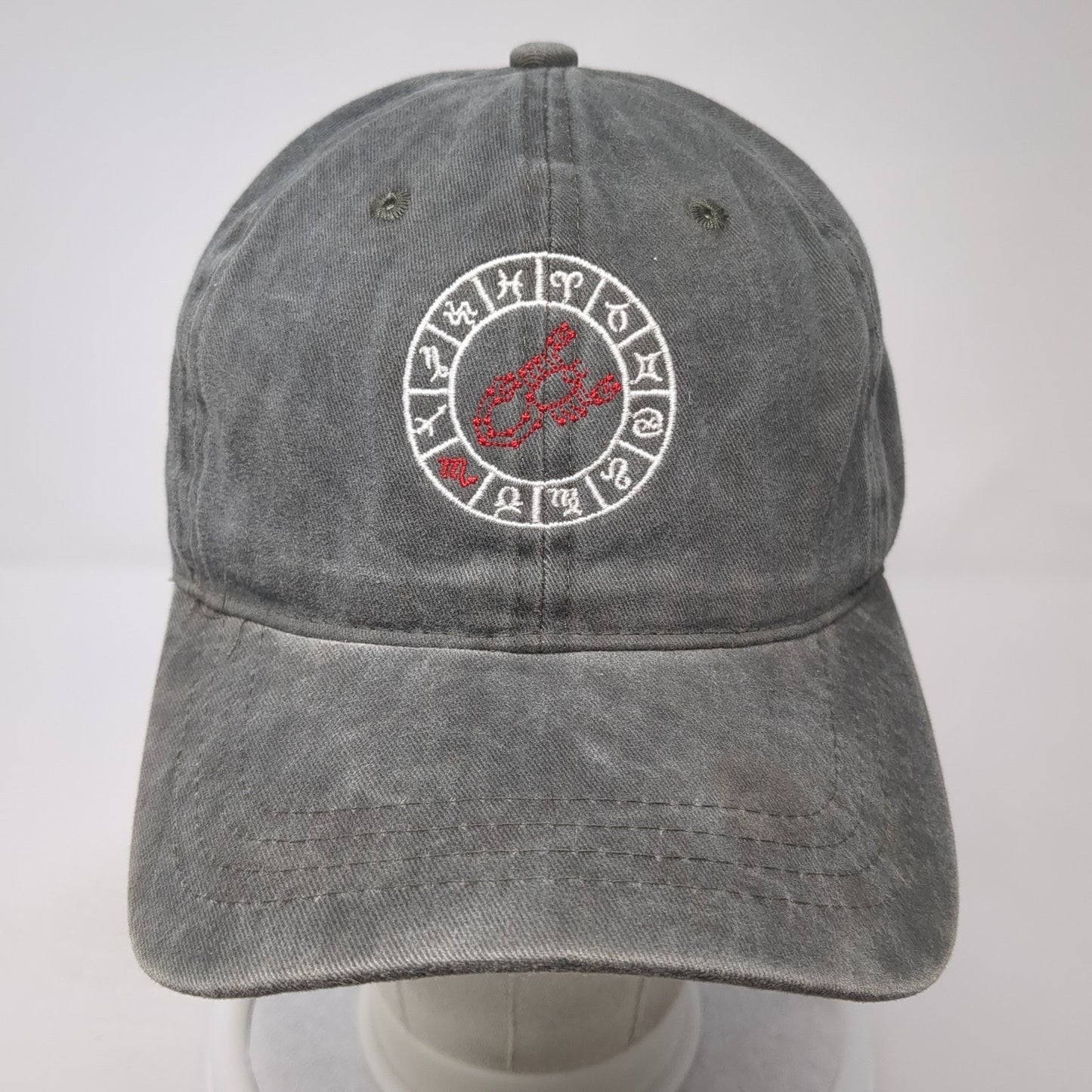 Astrology Zodiac Signs Baseball Cap Gray OS Adjustable Embroidered The Classic