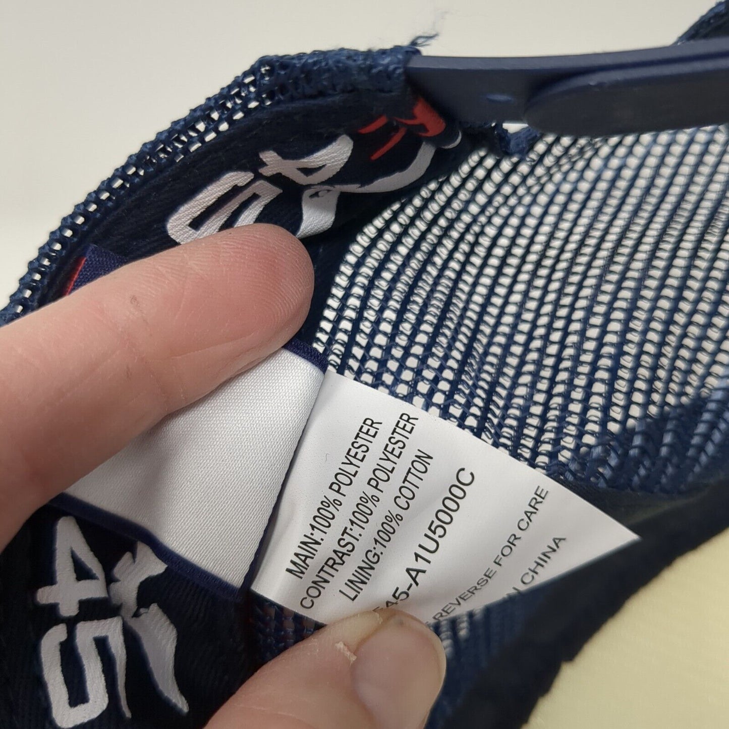 F45 Functional 45 Training Snapback Trucker Hat Blue OS Adjustable Mesh Back