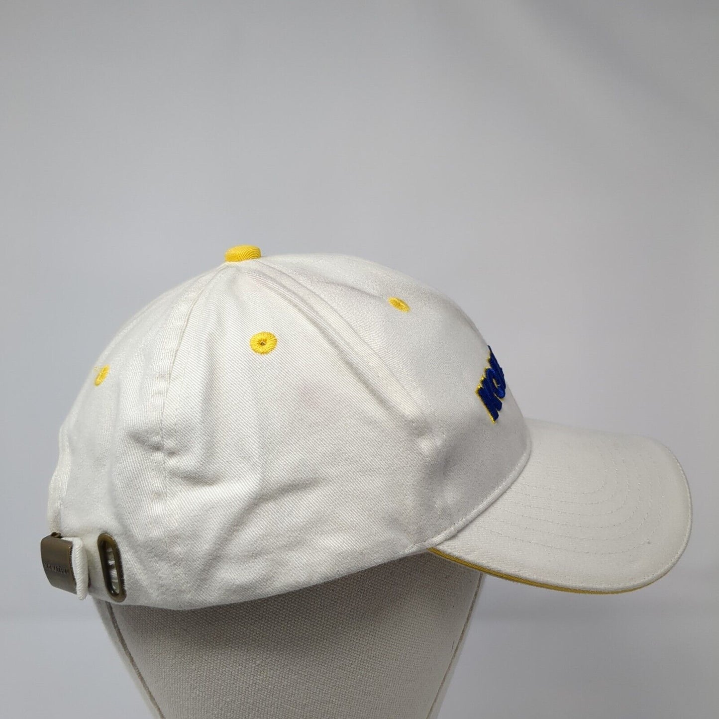 Komatsu Slideback Hat White One Size Adjustable Embroidered North American