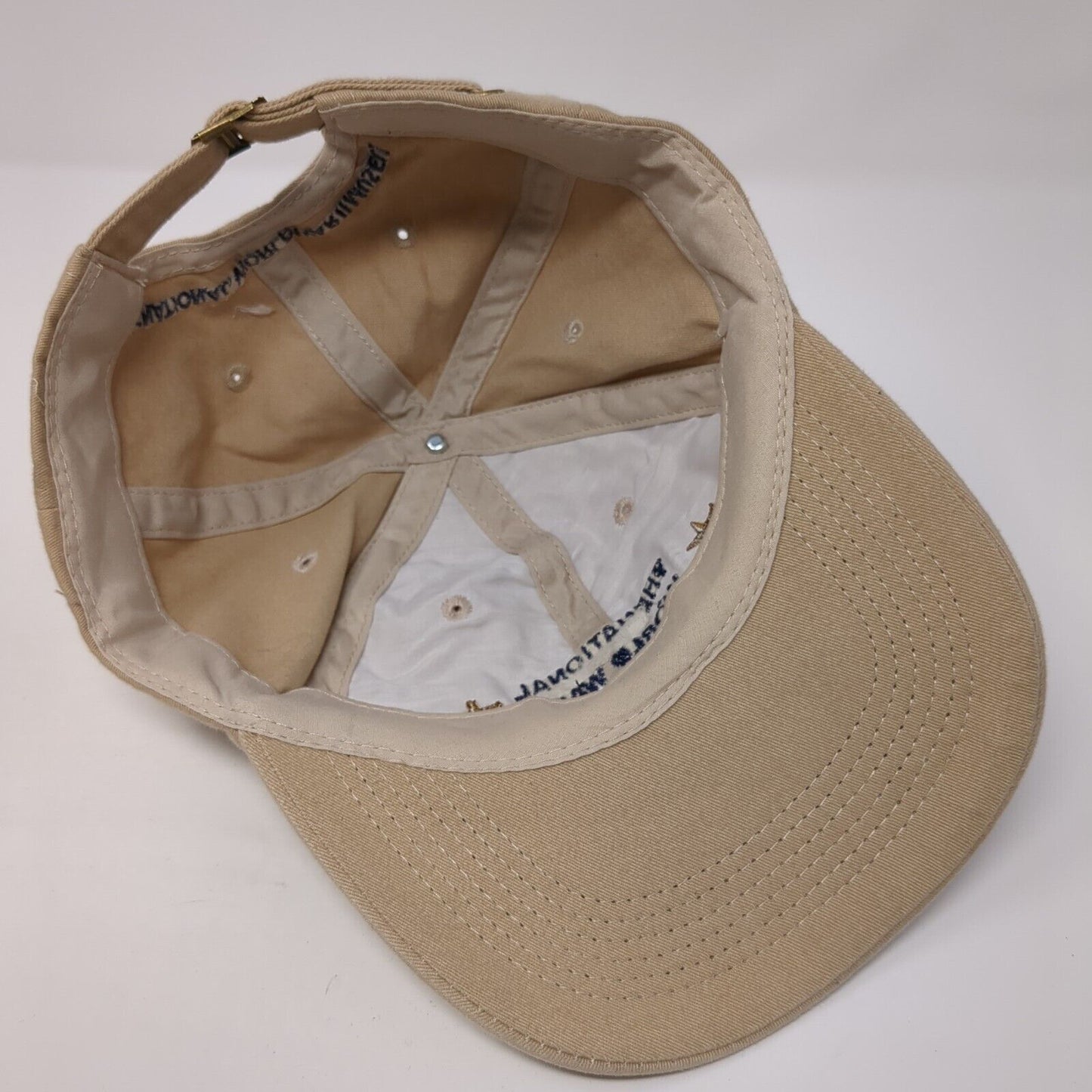 The National World War II Museum Slideback Hat Tan OS Adjustable Embroidered